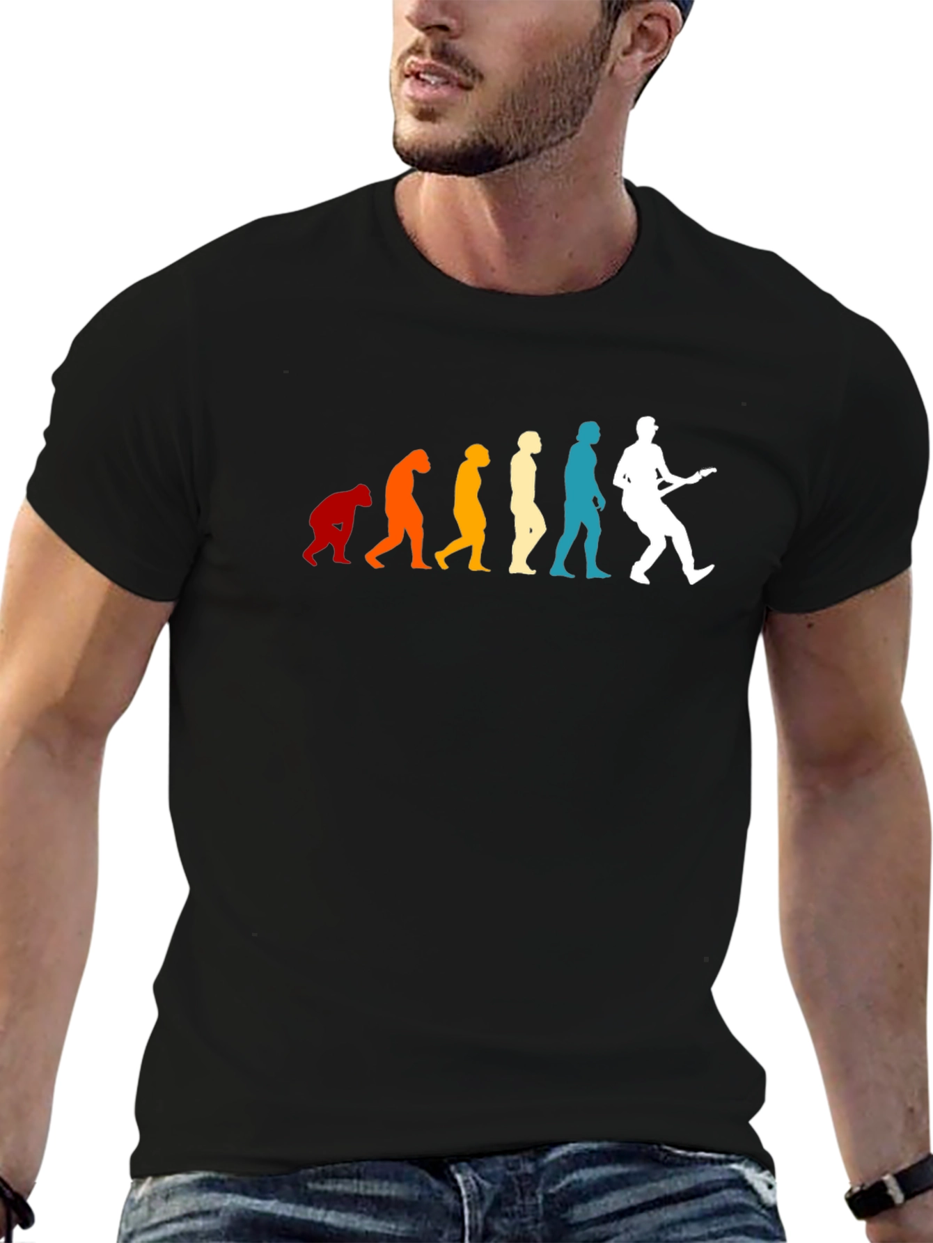 Evolution of Rock Guitar T-Shirt