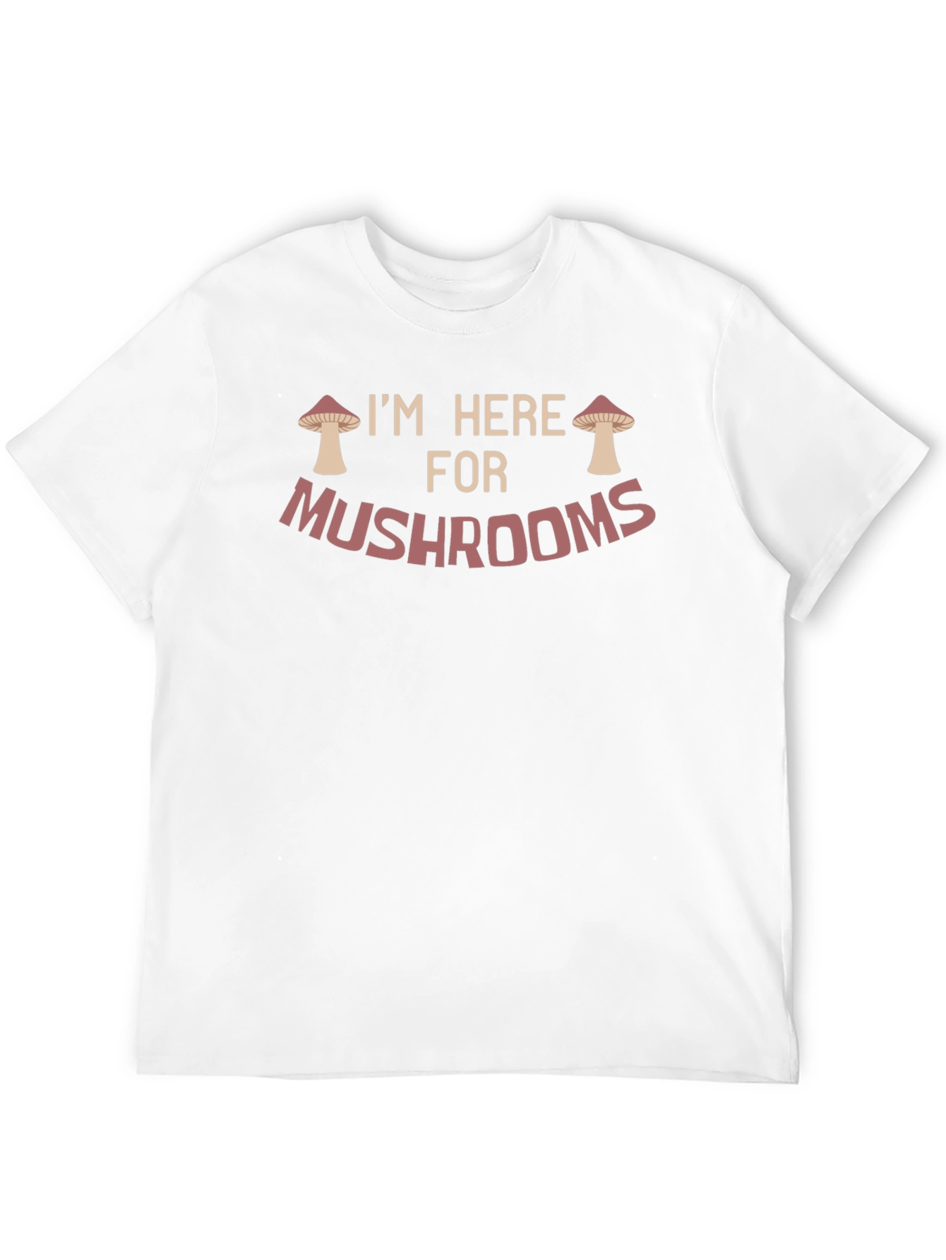 Mushroom Lover Graphic T-Shirt - Soft Cotton Blend