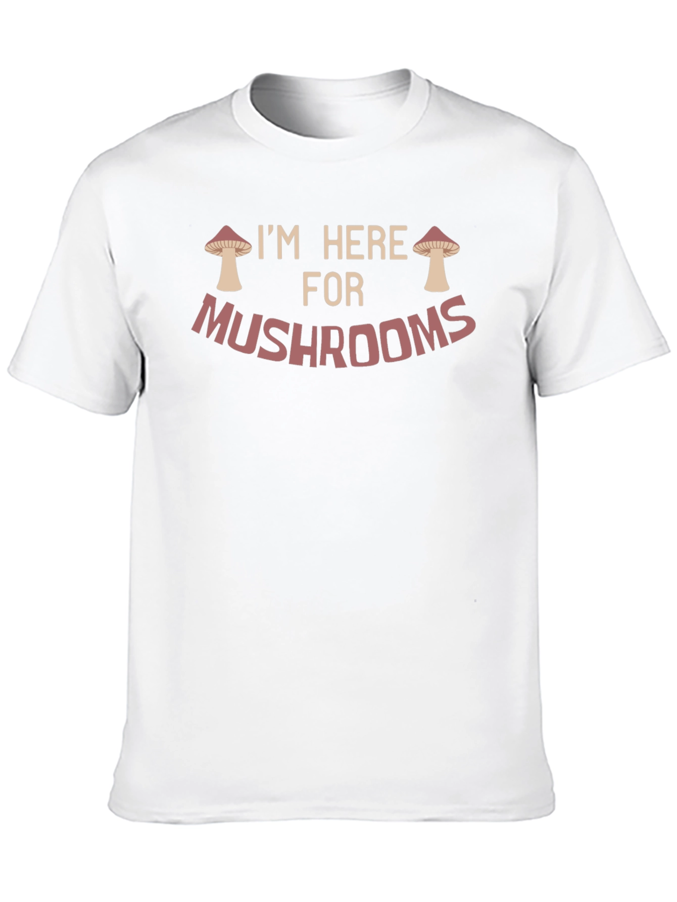 Mushroom Lover Graphic T-Shirt - Soft Cotton Blend