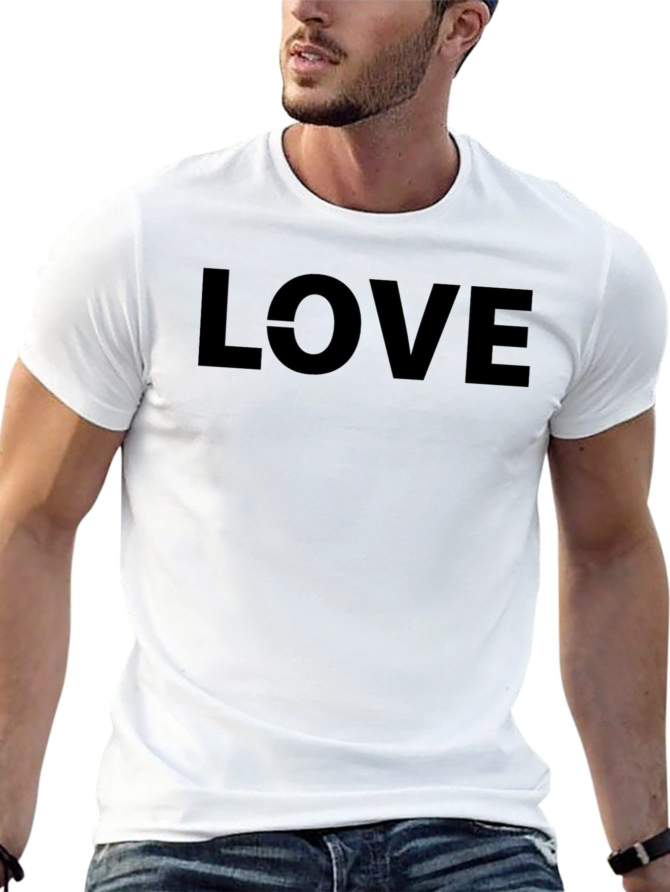 Love Graphic Black T-Shirt - Trendy Casual Wear