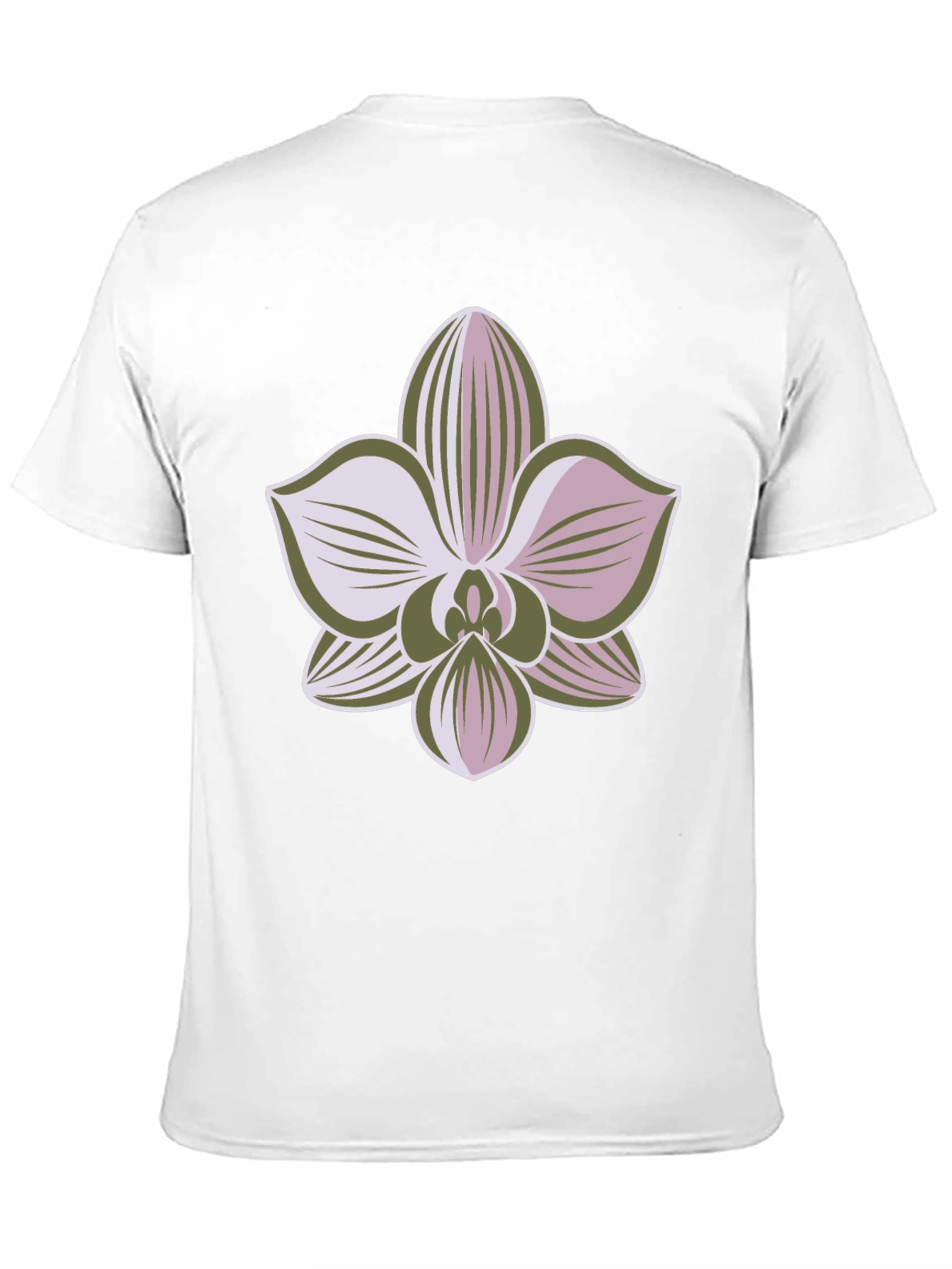 Orchid Graphic Tee - Black Casual Shirt