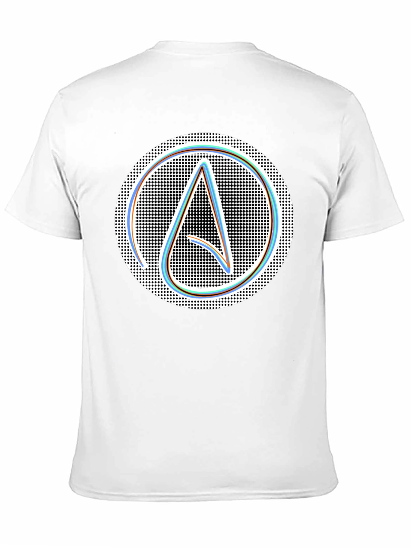 Atheist Symbol T-Shirt: Modern Black Graphic Tee