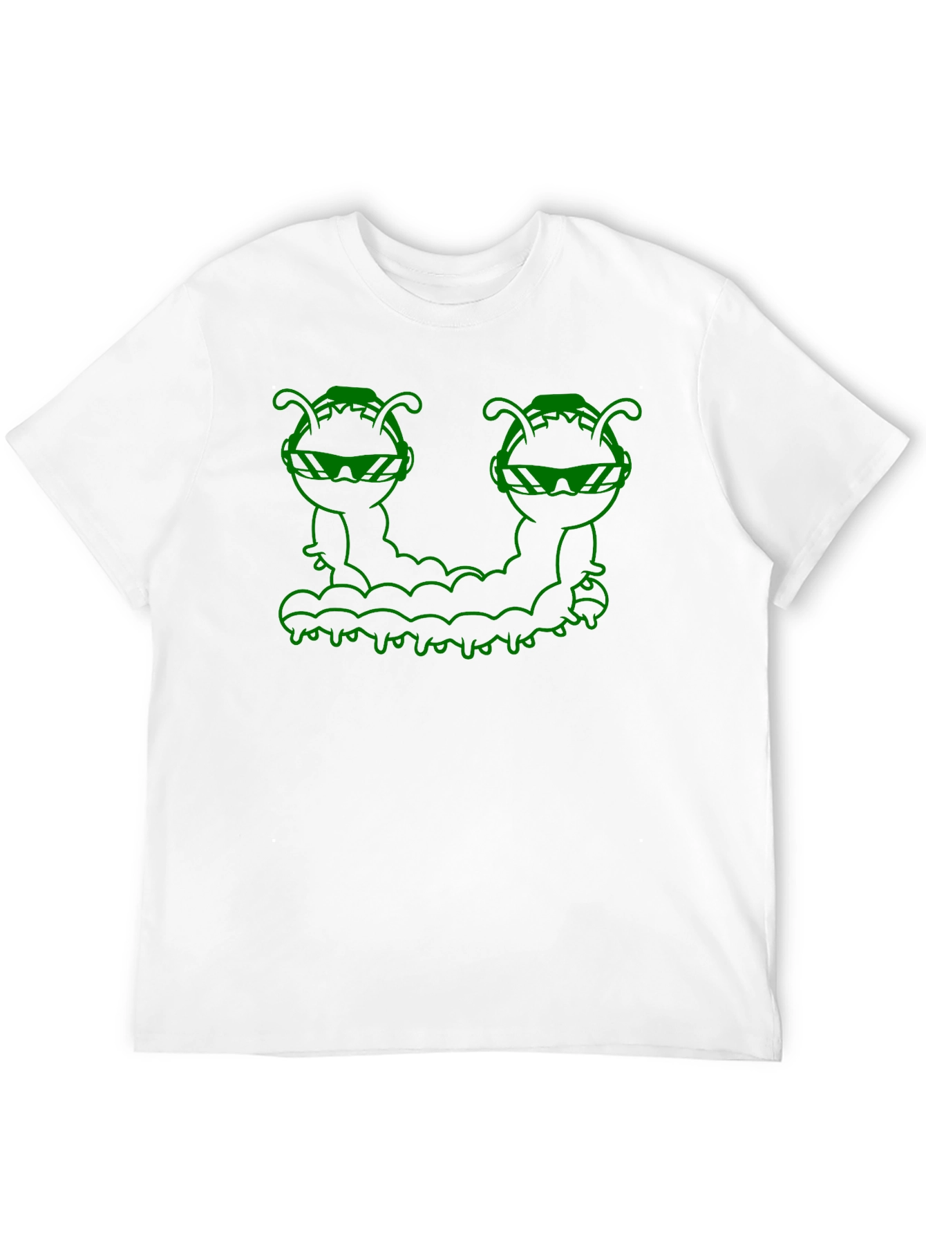 Cool Caterpillar Graphic Tee - Black