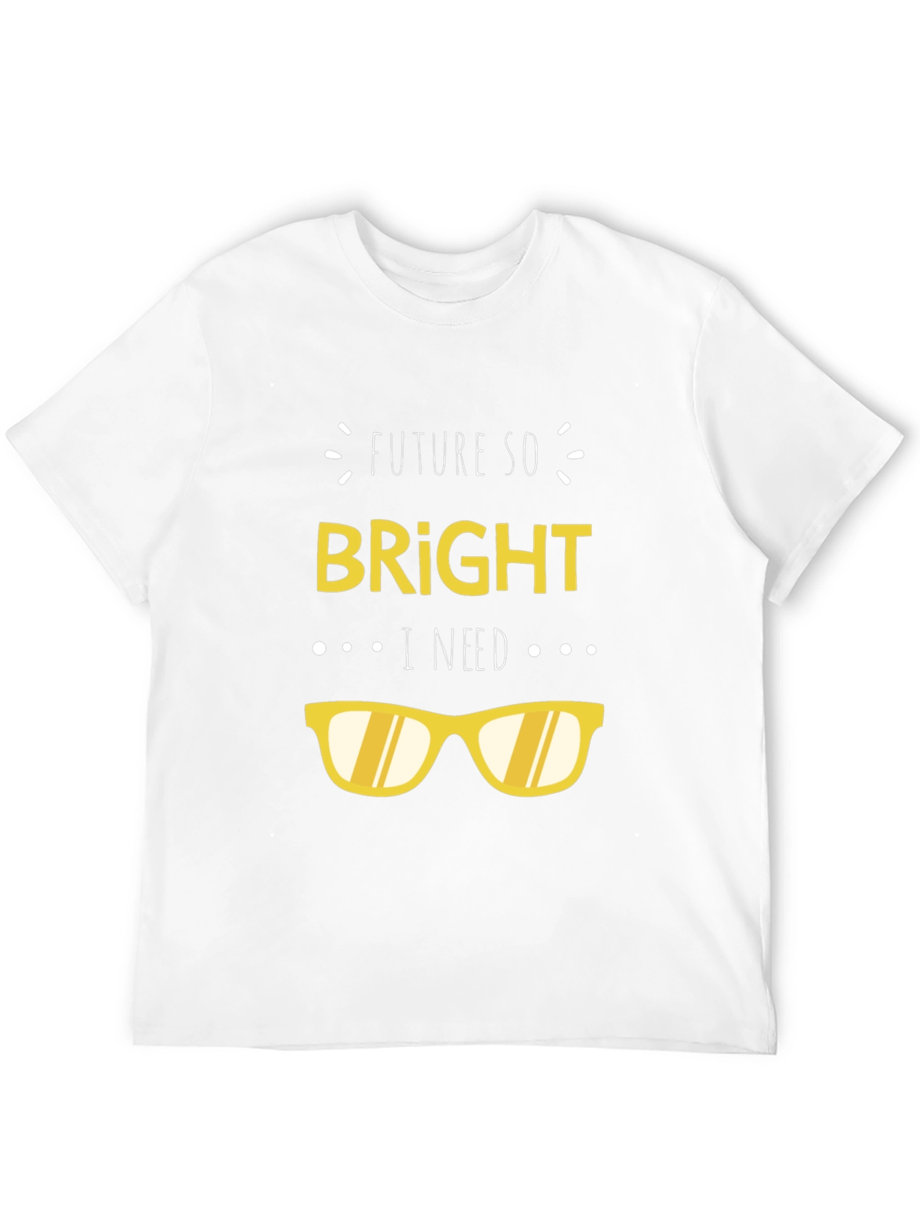 Future So Bright T-Shirt - Black Cotton Graphic Tee