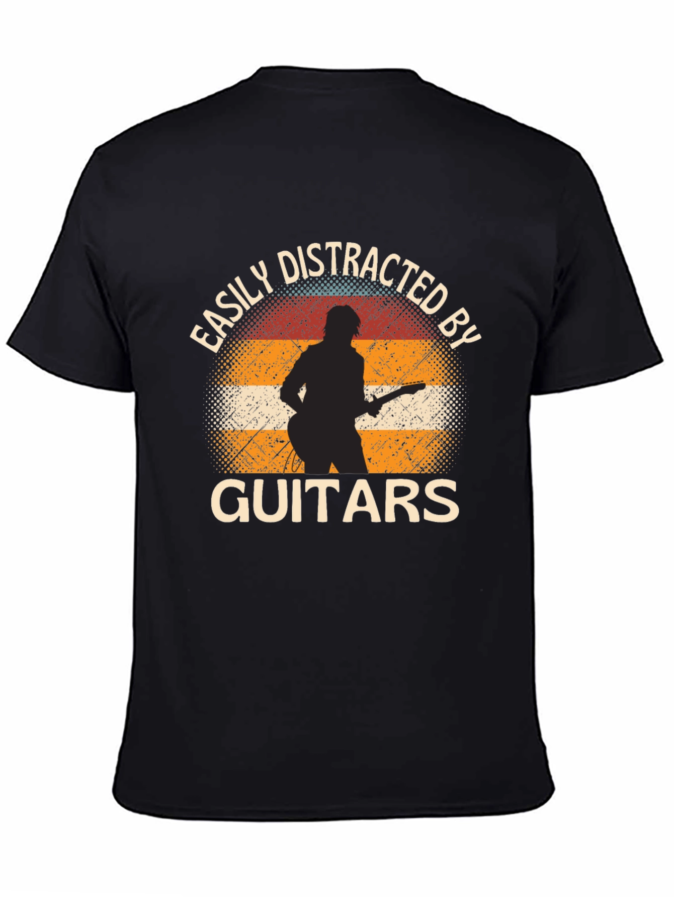 Easily Distracted By Guitars Graphic Tee