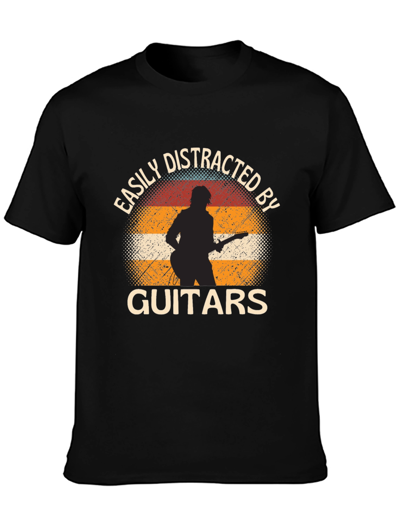 Easily Distracted By Guitars Graphic Tee