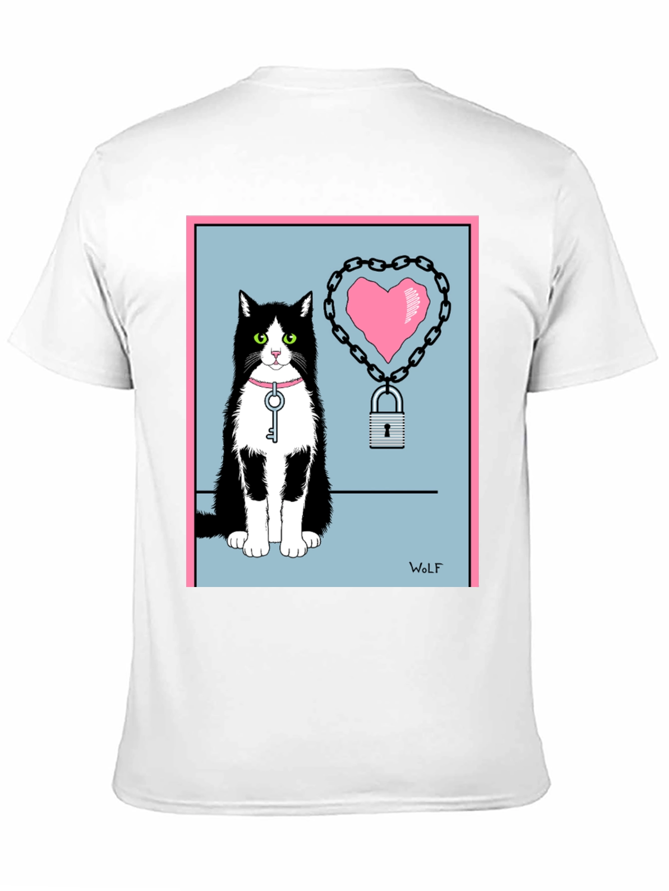 Cat Heart Lock T-Shirt