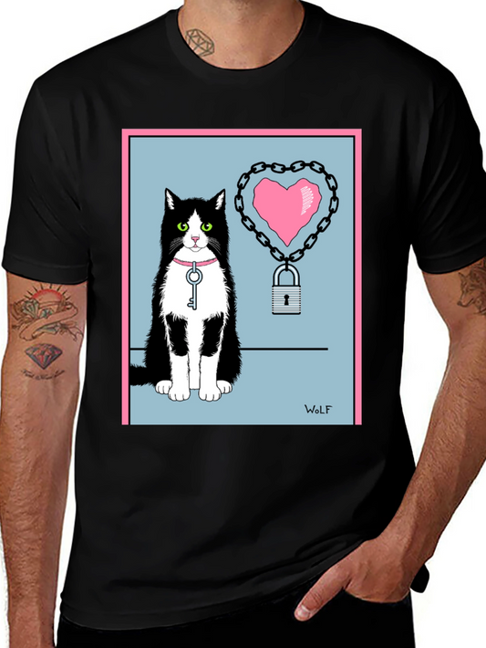 Cat Heart Lock T-Shirt