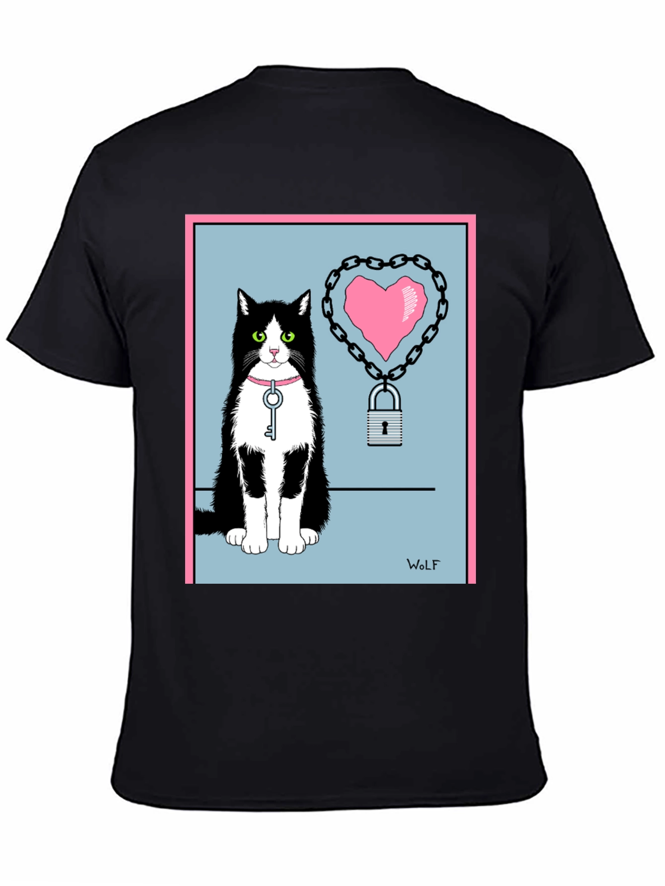 Cat Heart Lock T-Shirt
