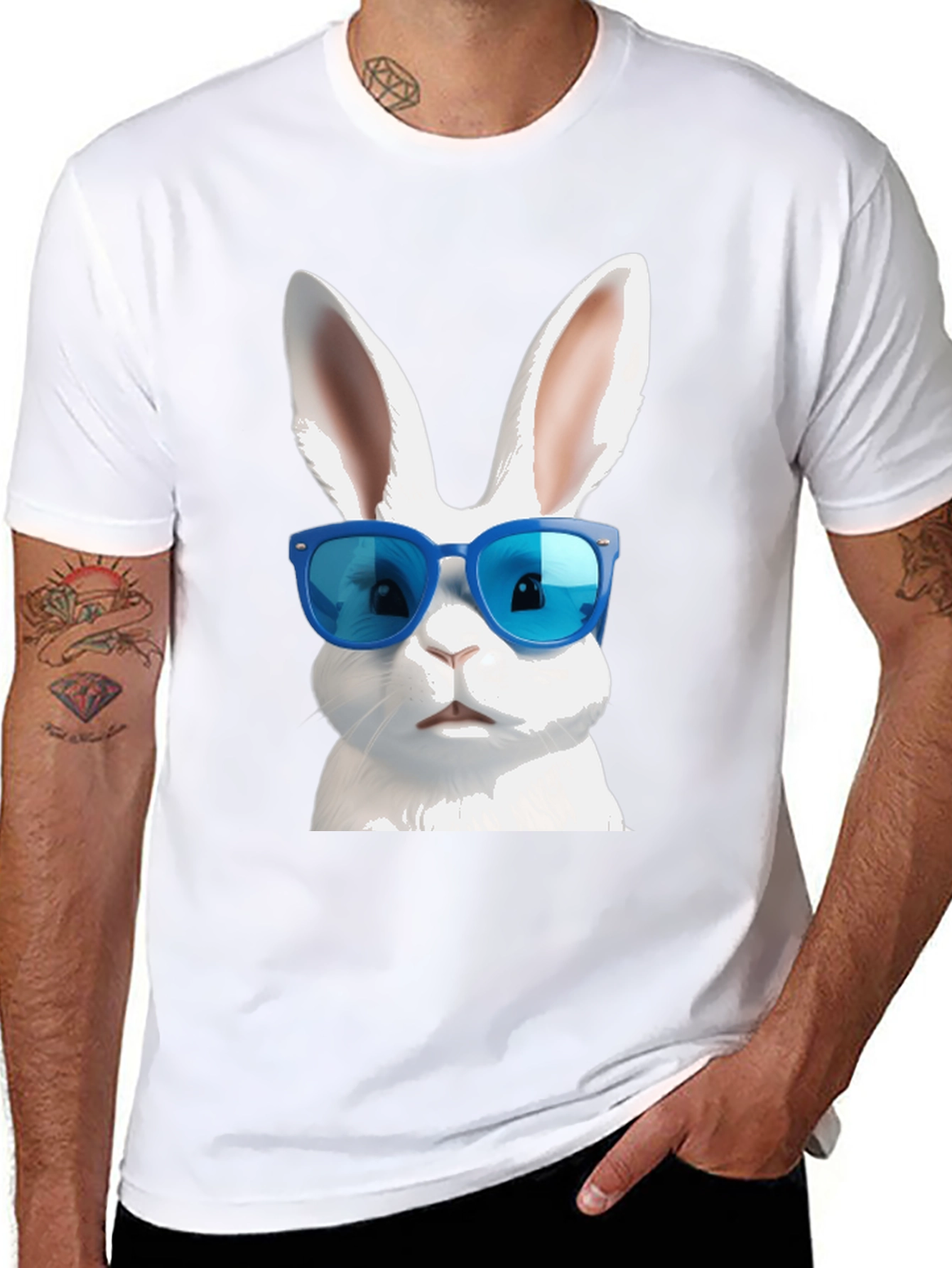 Cool Rabbit T-Shirt - Easter Fun