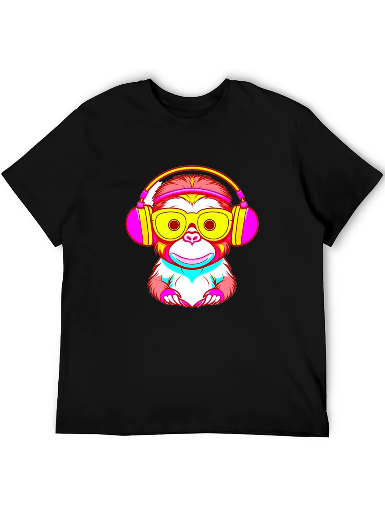 Monkey DJ T-Shirt - Unique Graphic Tee