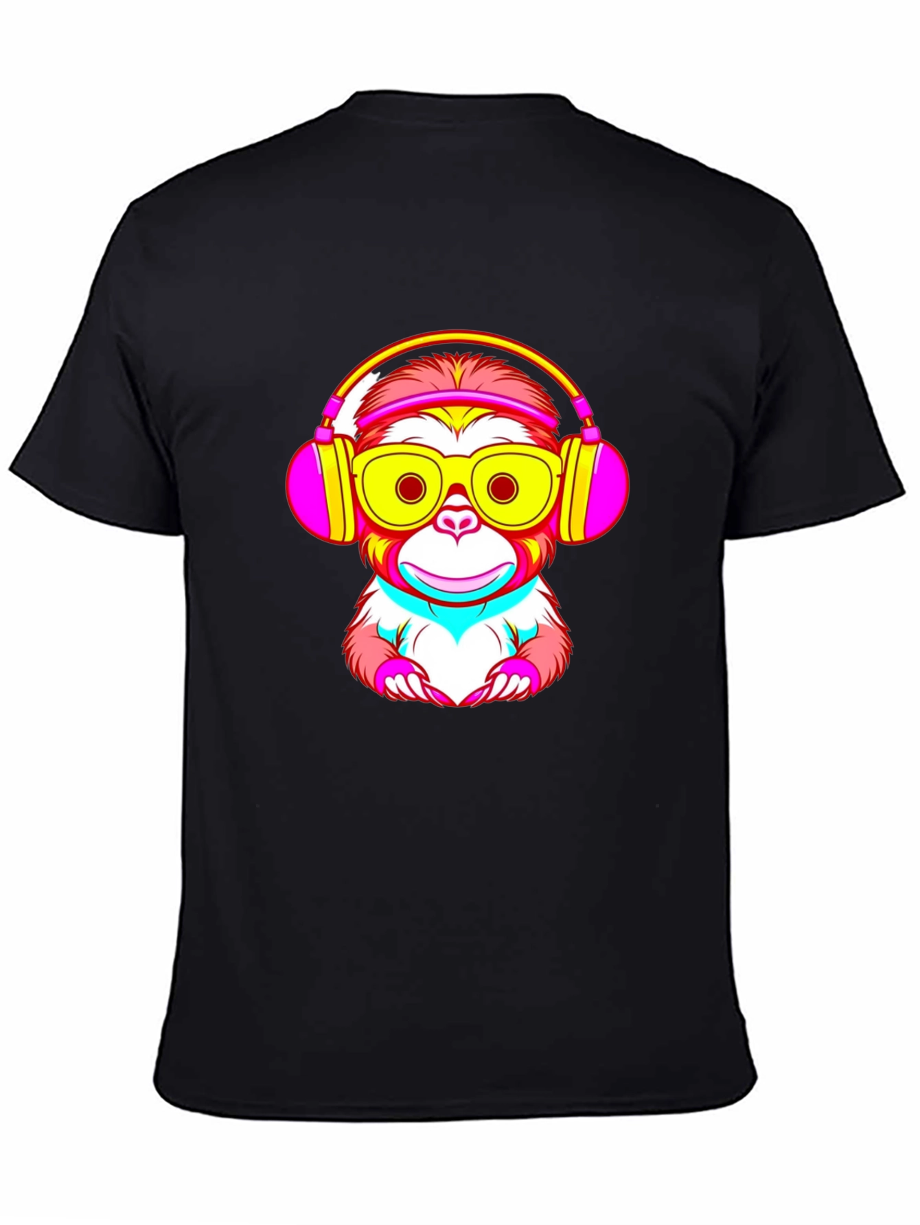 Monkey DJ T-Shirt - Unique Graphic Tee