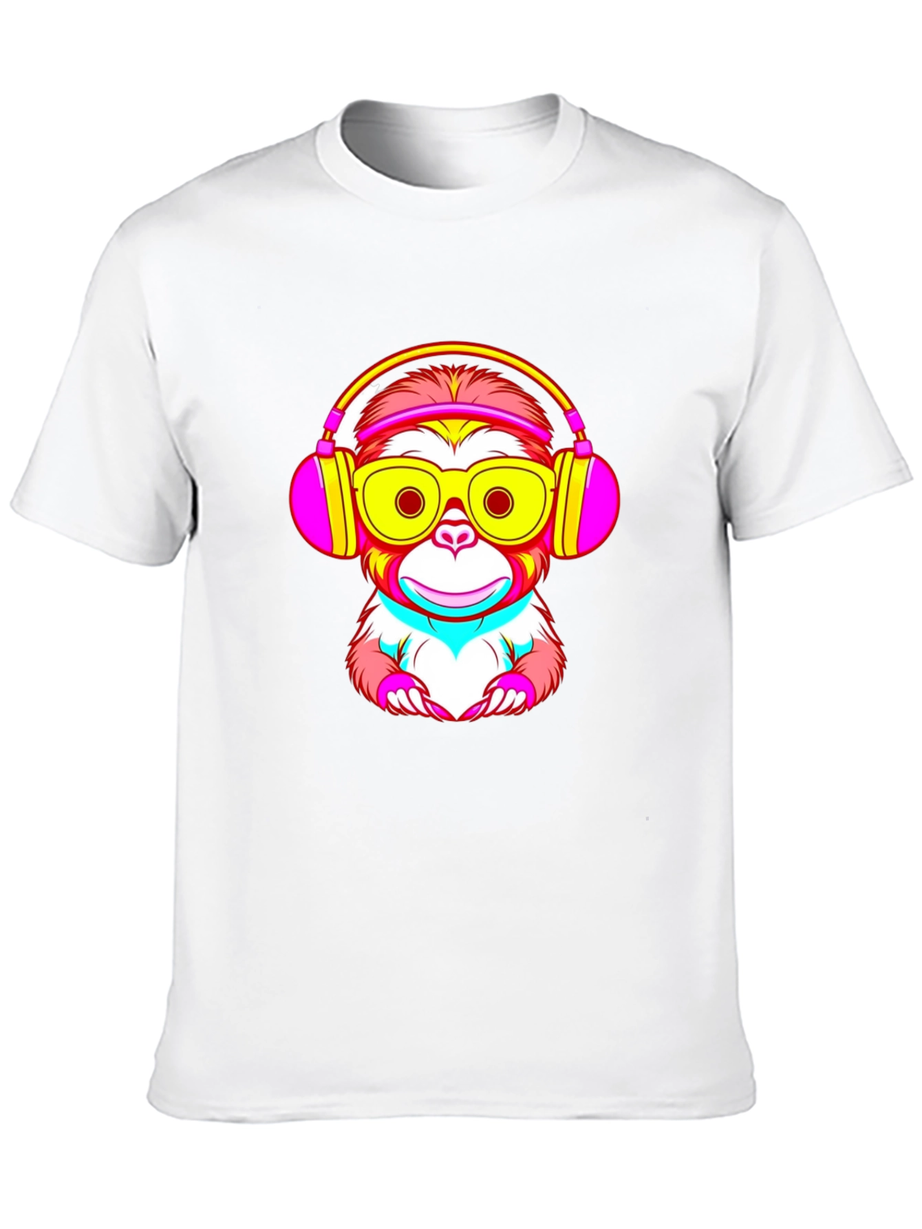 Monkey DJ T-Shirt - Unique Graphic Tee