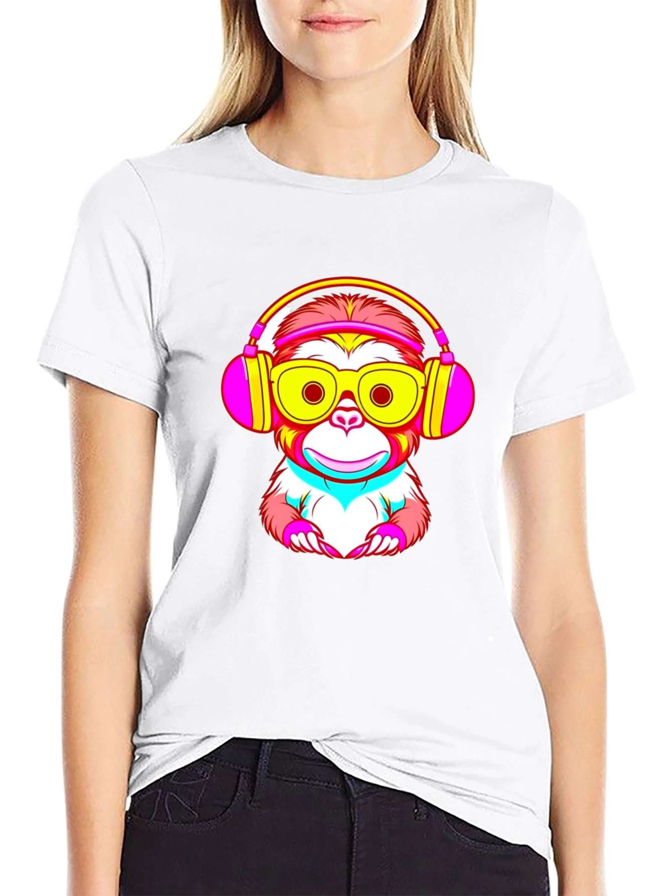 Monkey DJ T-Shirt - Unique Graphic Tee