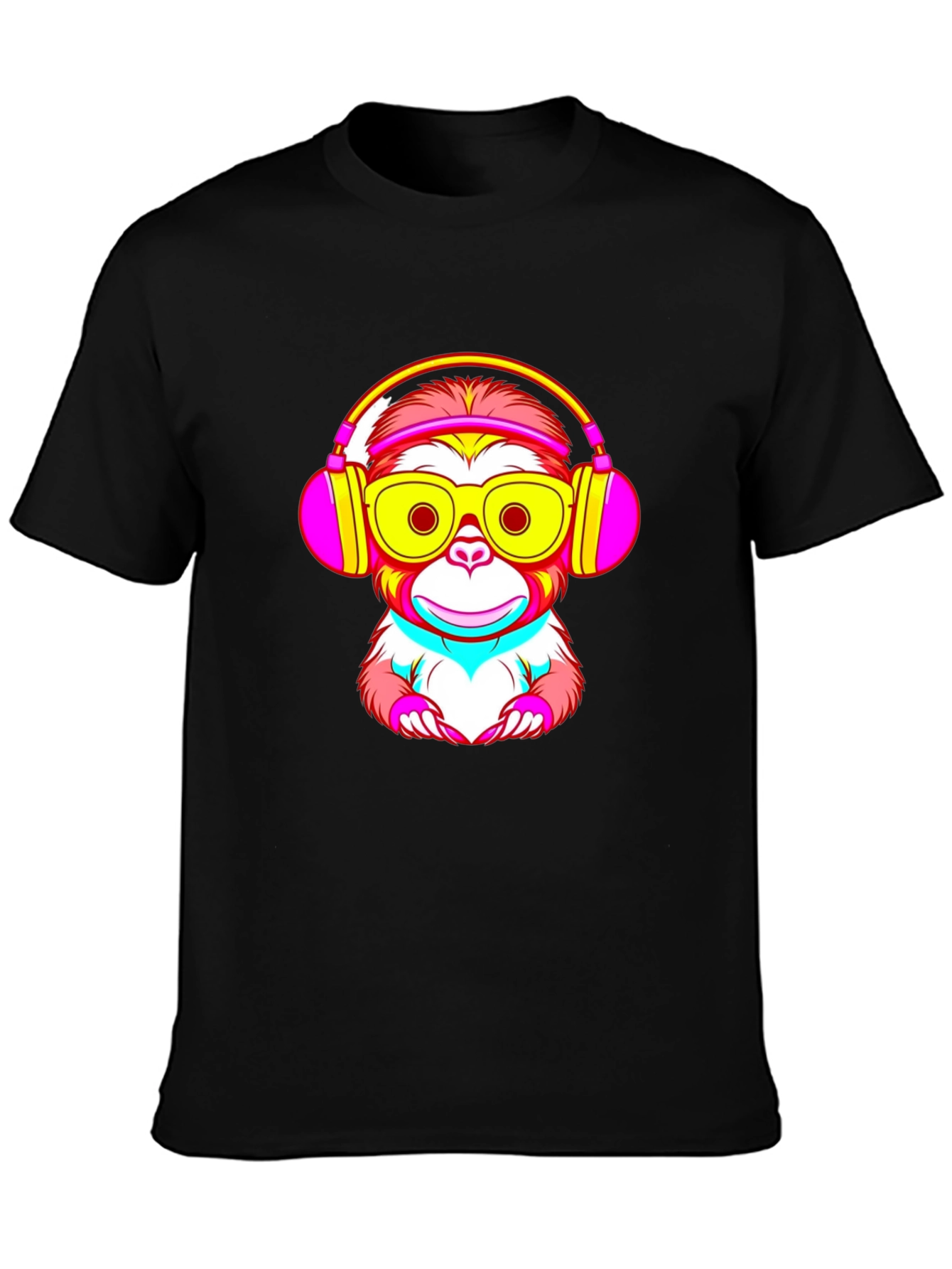 Monkey DJ T-Shirt - Unique Graphic Tee