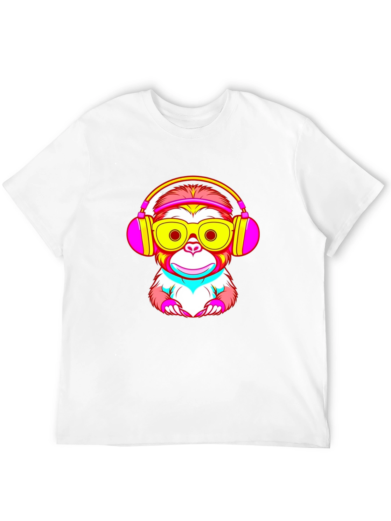 Monkey DJ T-Shirt - Unique Graphic Tee