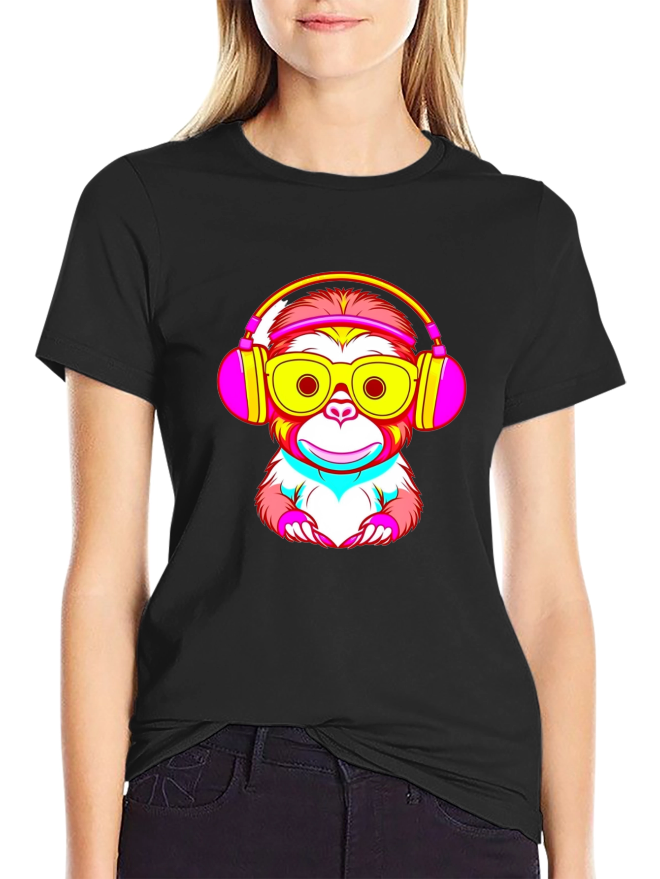 Monkey DJ T-Shirt - Unique Graphic Tee