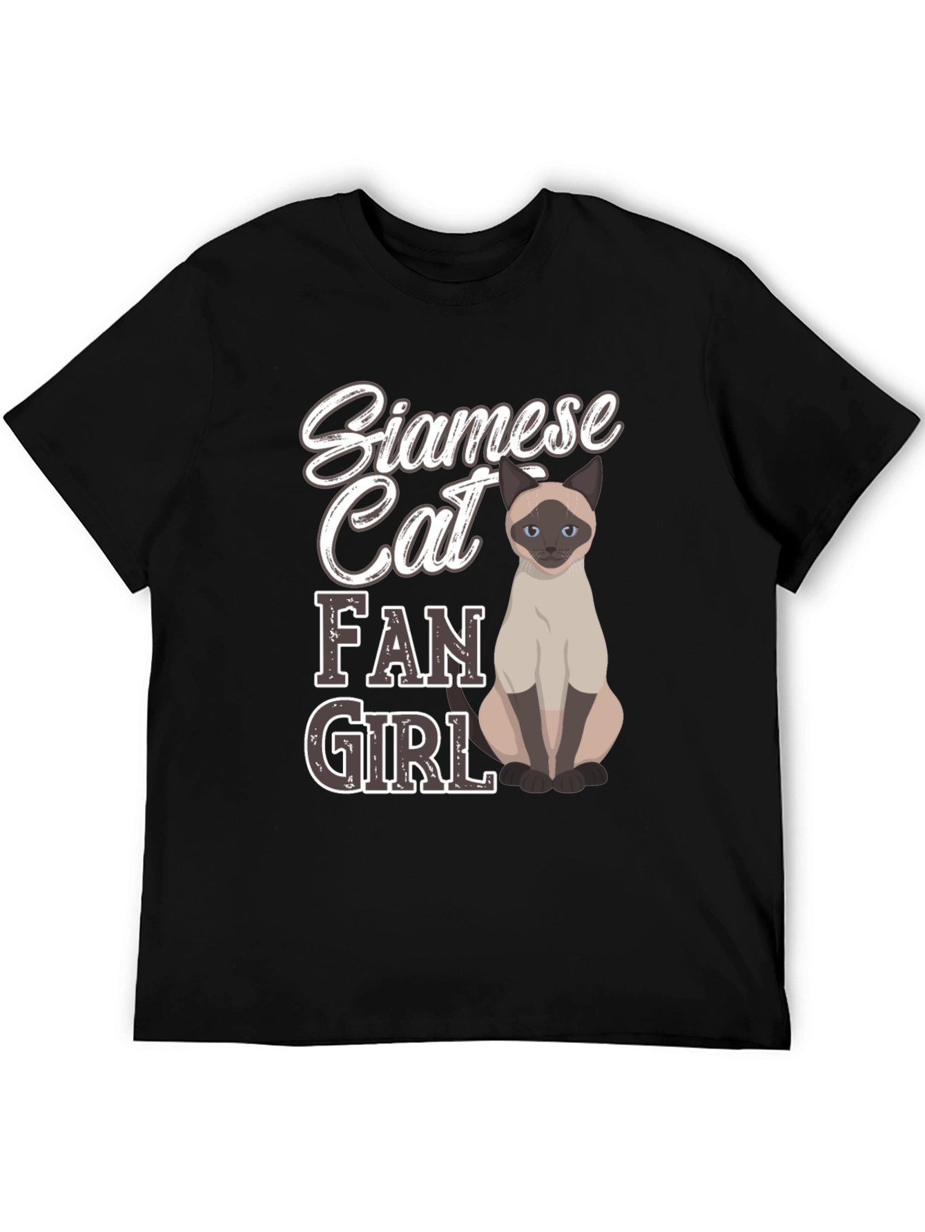 Siamese Cat Fan Girl T-Shirt
