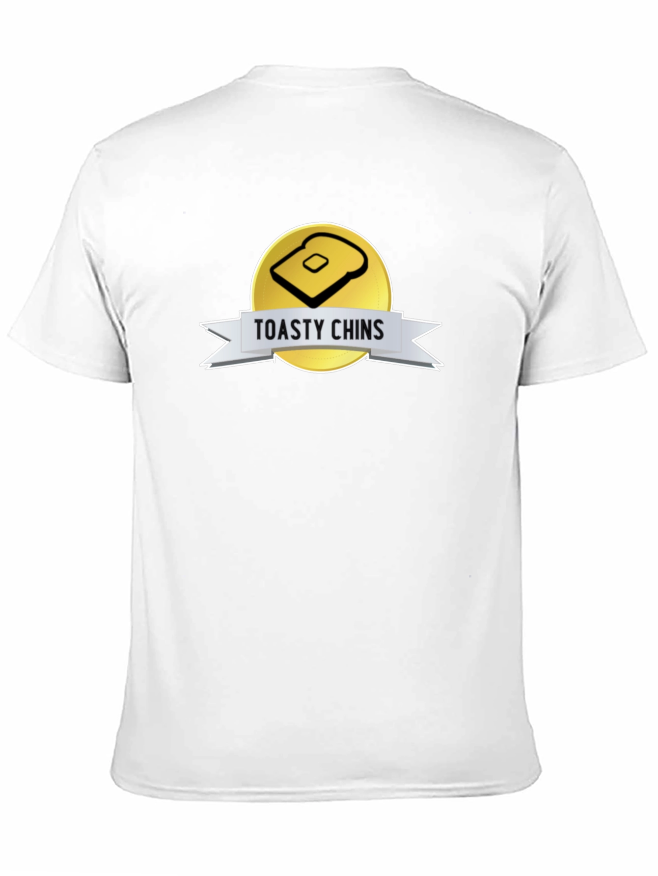 Toasty Chins Graphic Tee - Novelty Toast Design