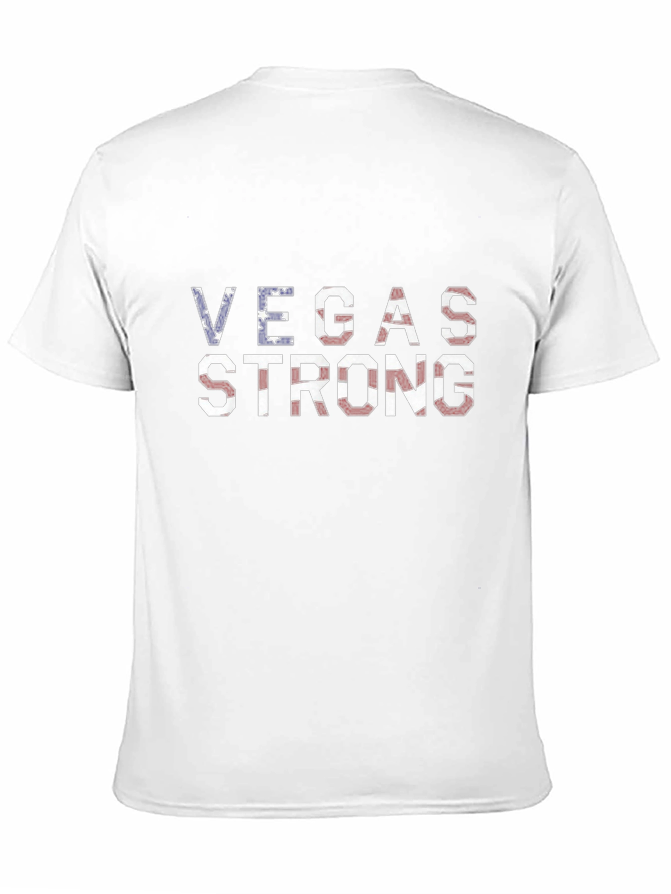 Vegas Strong Graphic T-Shirt Patriotic Tee