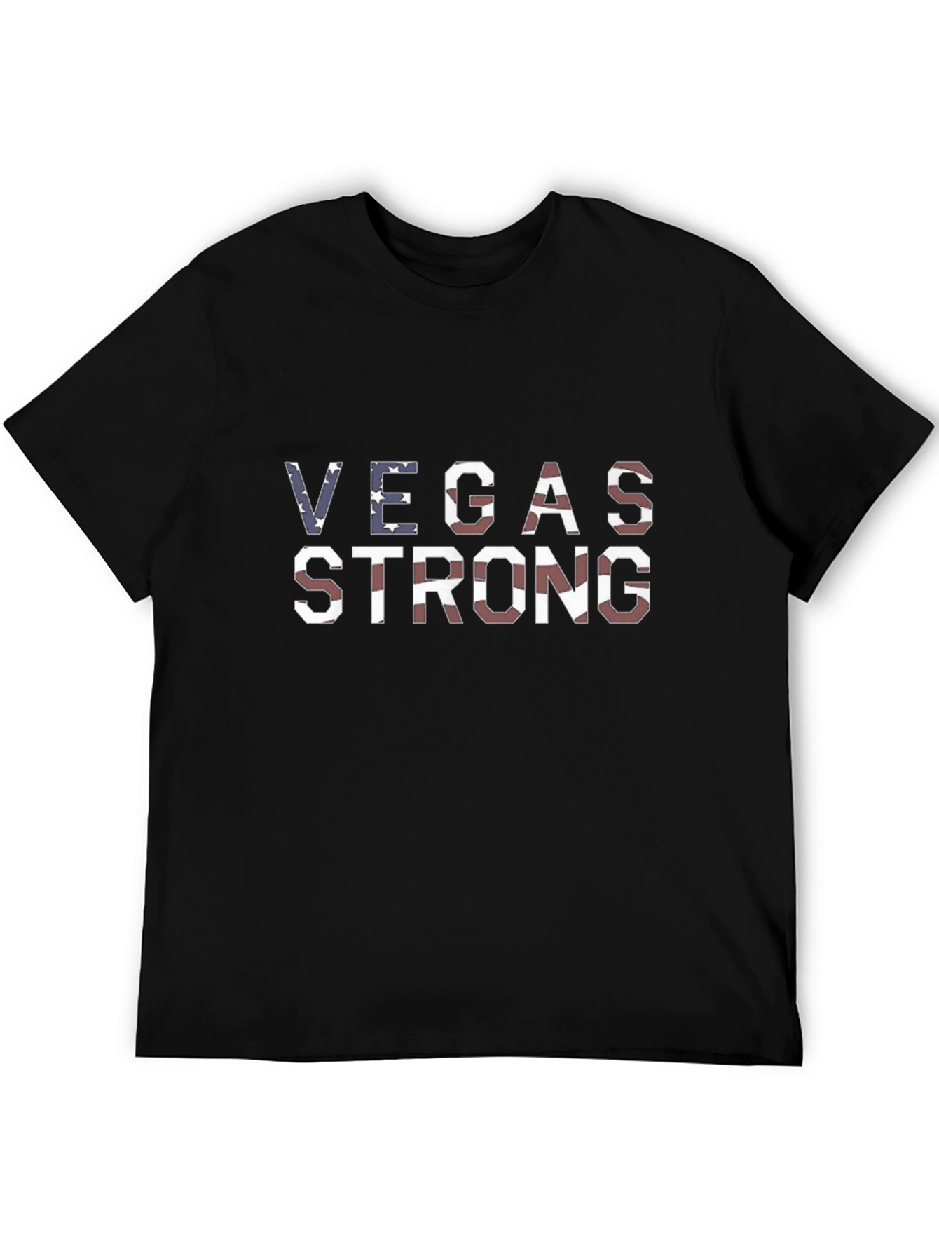 Vegas Strong Graphic T-Shirt Patriotic Tee