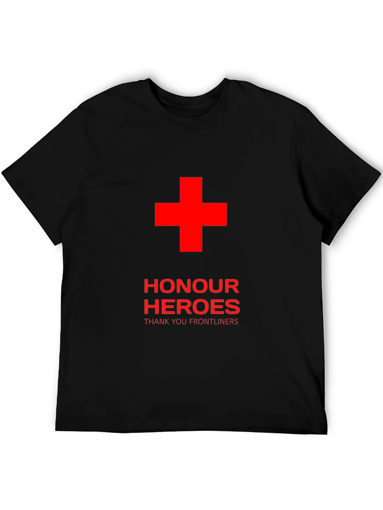 Honour Heroes Frontliners T-Shirt - Black