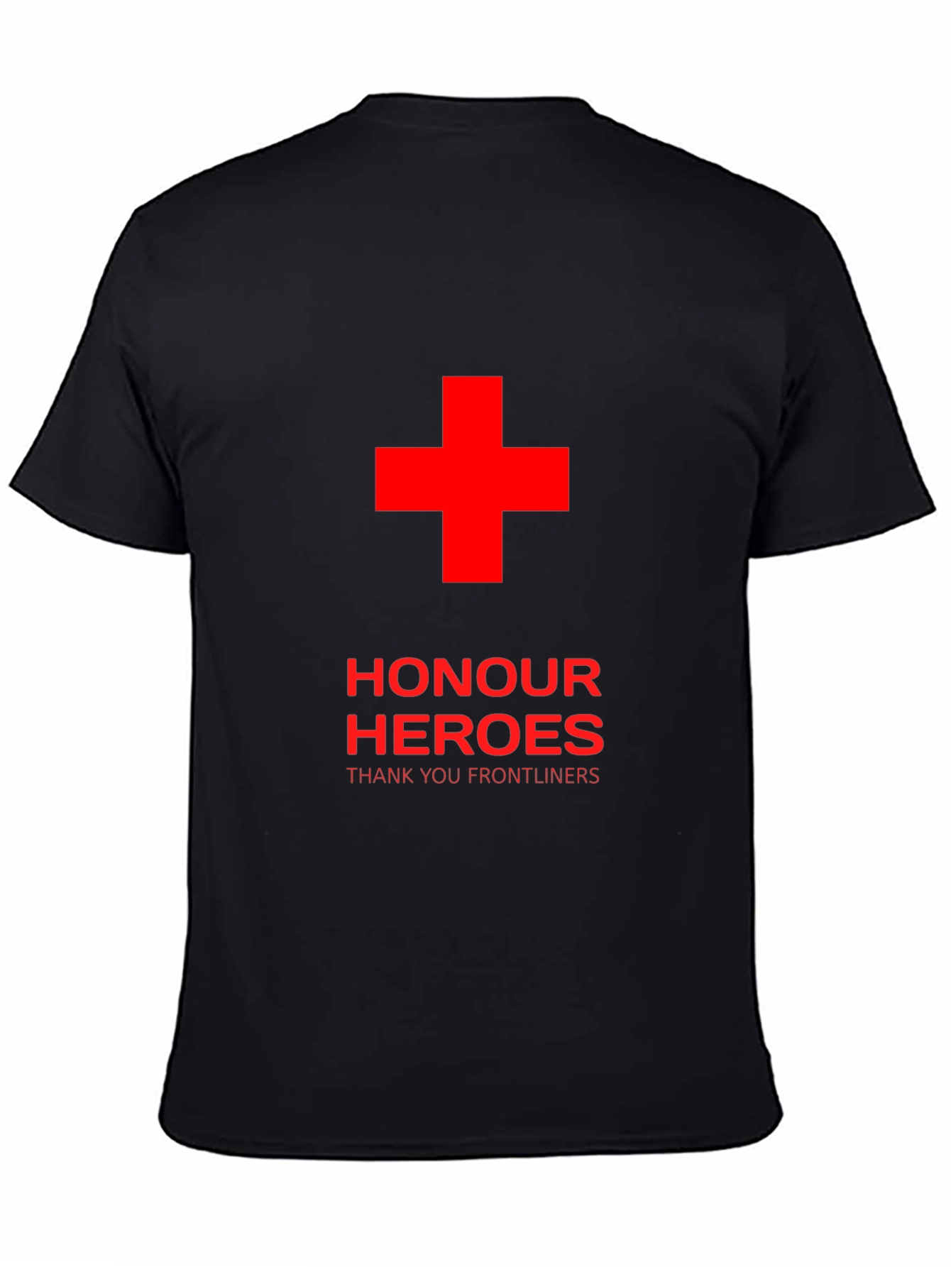 Honour Heroes Frontliners T-Shirt - Black