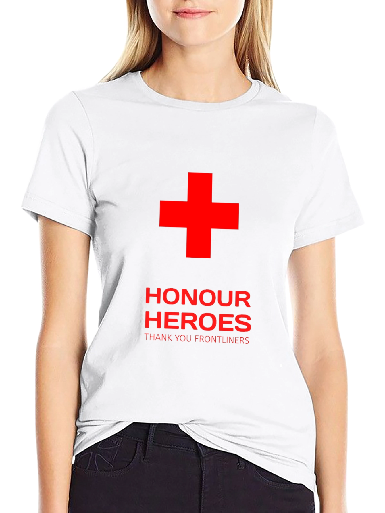 Honour Heroes Frontliners T-Shirt - Black