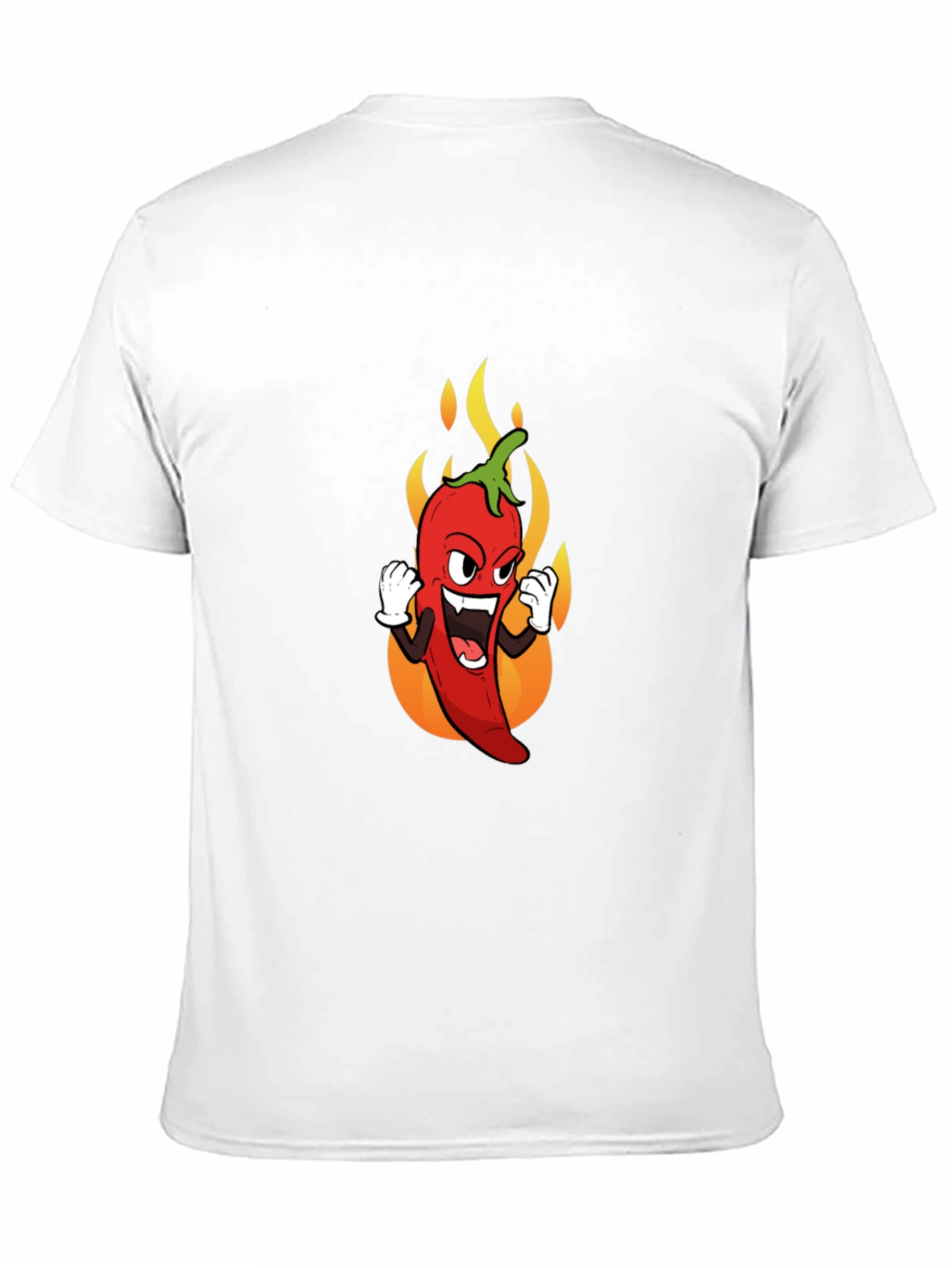 Spicy Pepper Graphic Tee - Bold Black T-Shirt