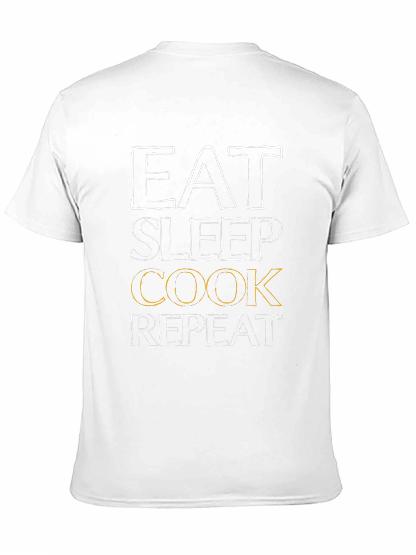 Eat Sleep Cook Repeat Graphic Tee - Chef T-Shirt