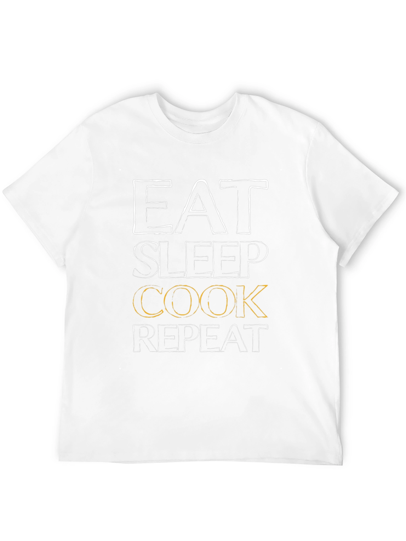 Eat Sleep Cook Repeat Graphic Tee - Chef T-Shirt