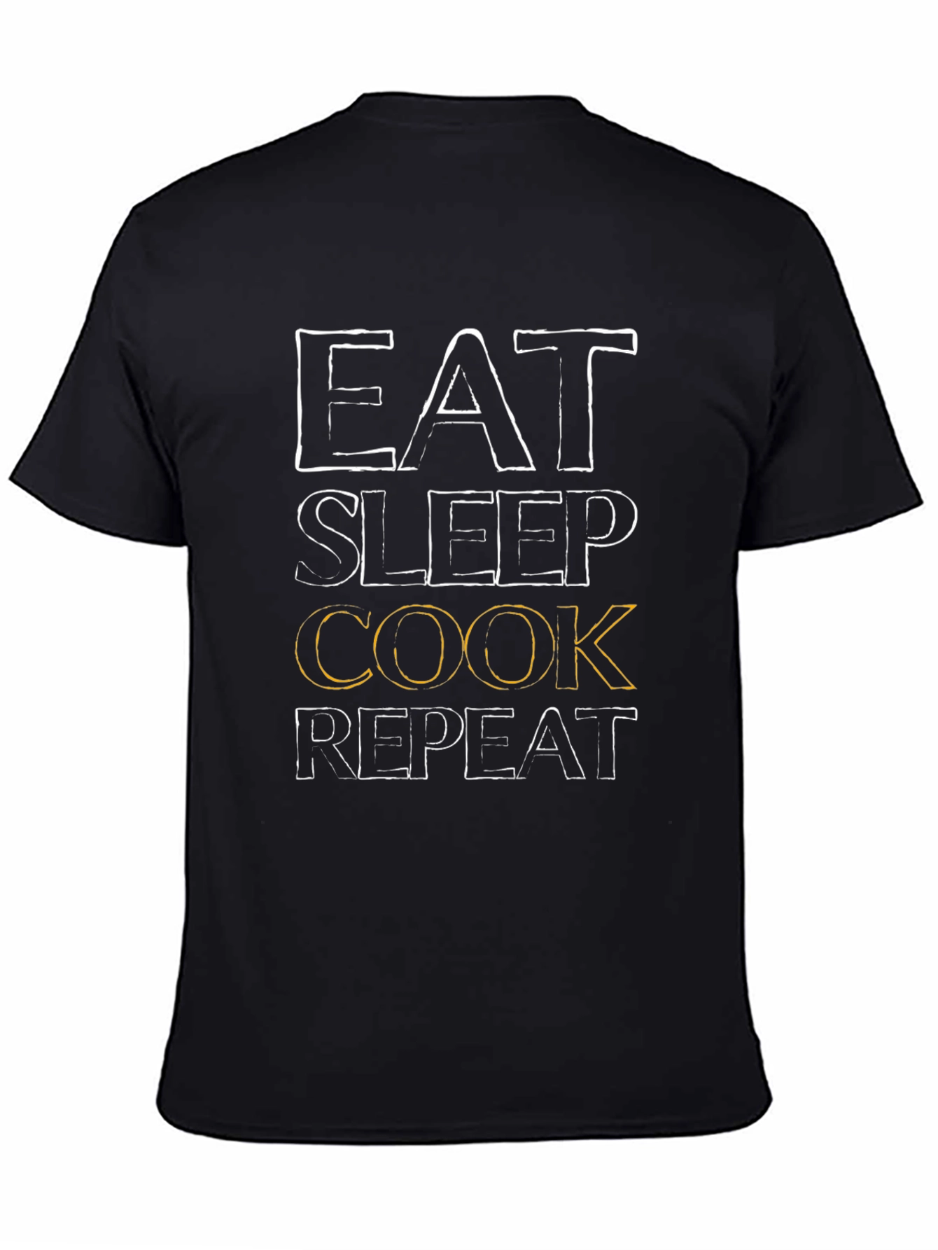 Eat Sleep Cook Repeat Graphic Tee - Chef T-Shirt