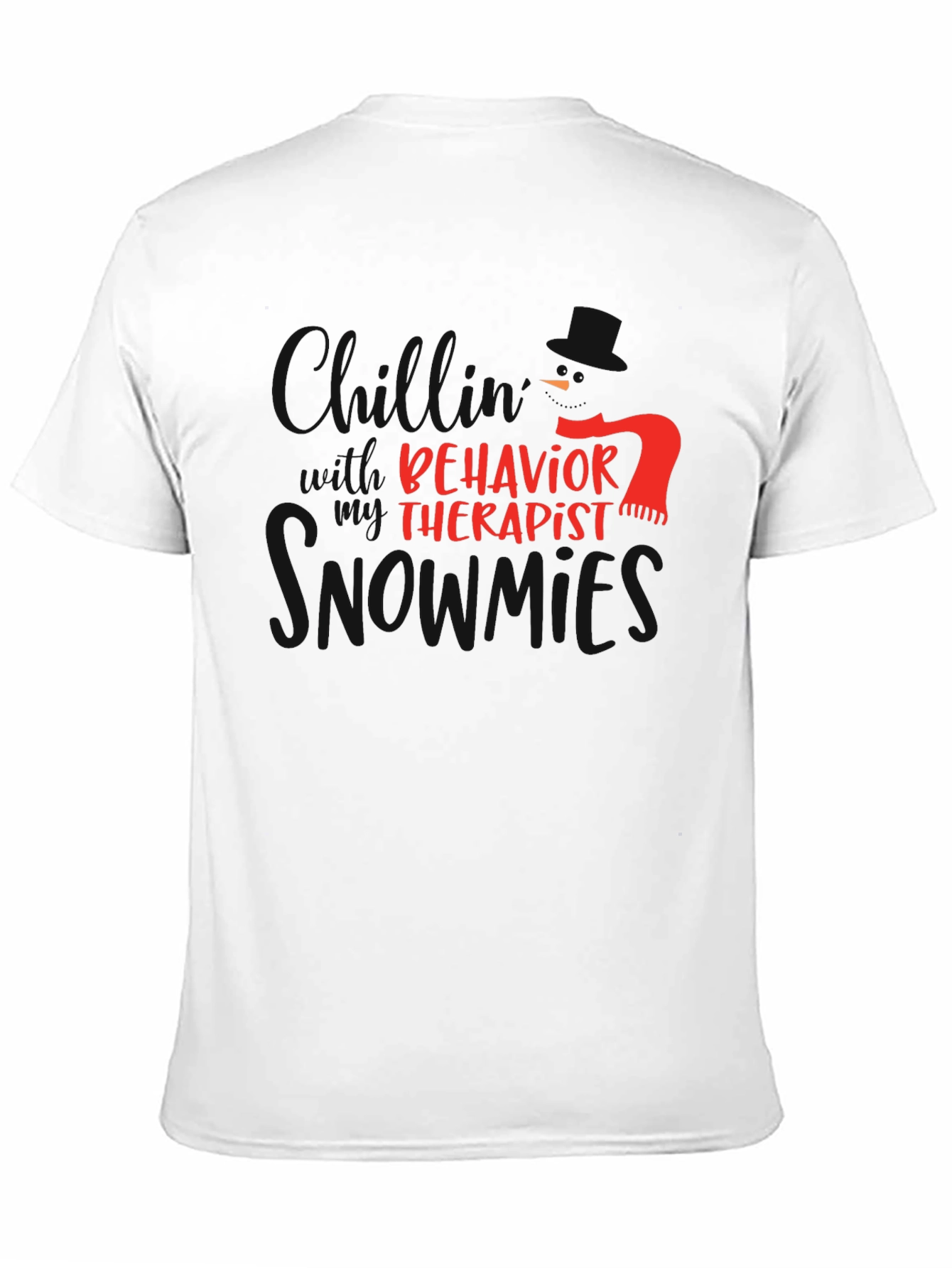 Behavior Therapist Holiday Humor Graphic Tee