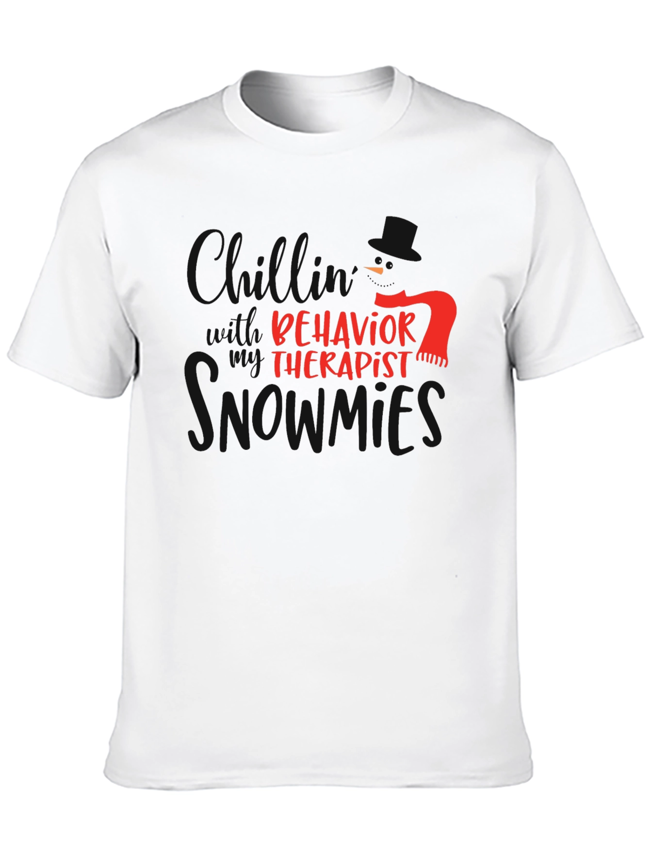 Behavior Therapist Holiday Humor Graphic Tee