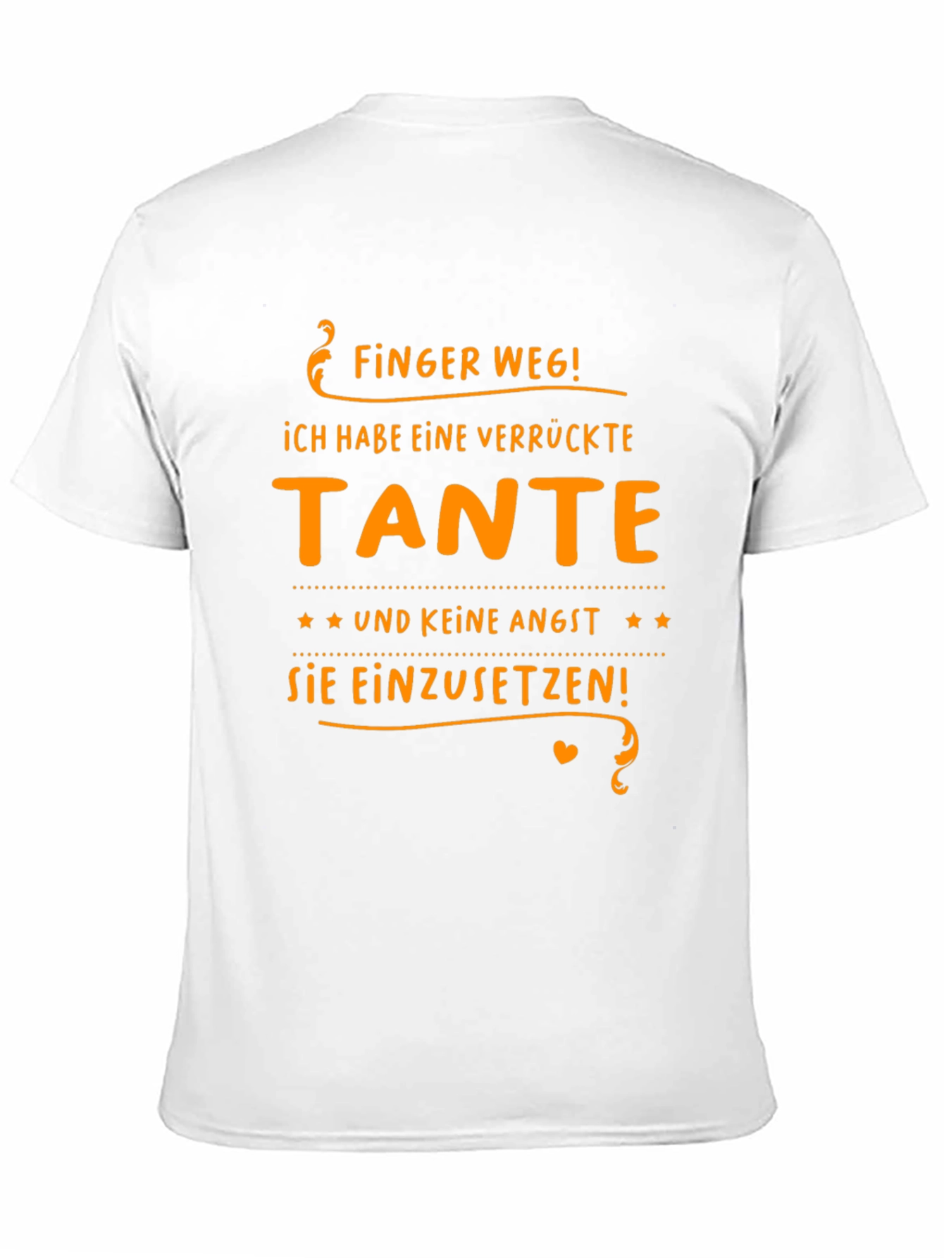 Funny German Aunt T-Shirt: Finger Weg! Verruckte Tante