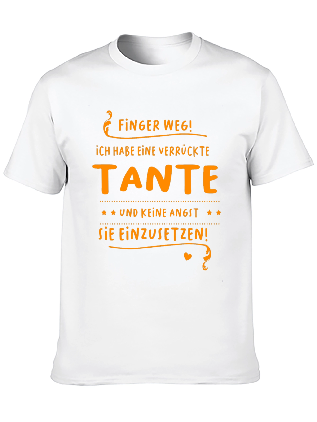 Funny German Aunt T-Shirt: Finger Weg! Verruckte Tante