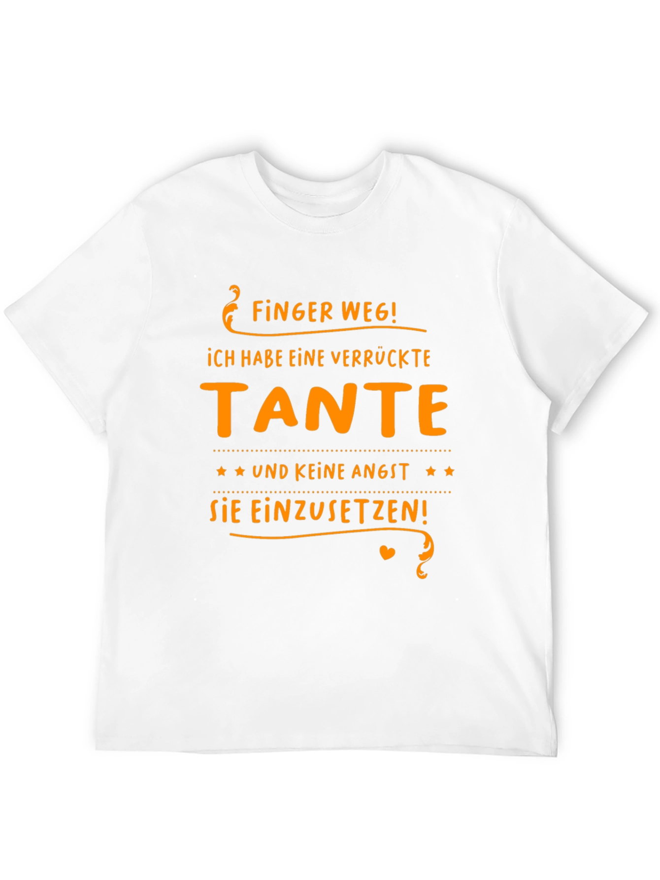 Funny German Aunt T-Shirt: Finger Weg! Verruckte Tante