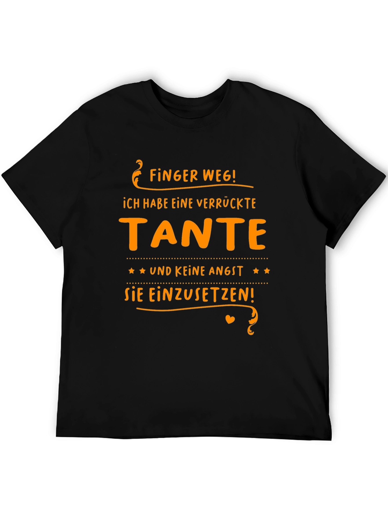 Funny German Aunt T-Shirt: Finger Weg! Verruckte Tante