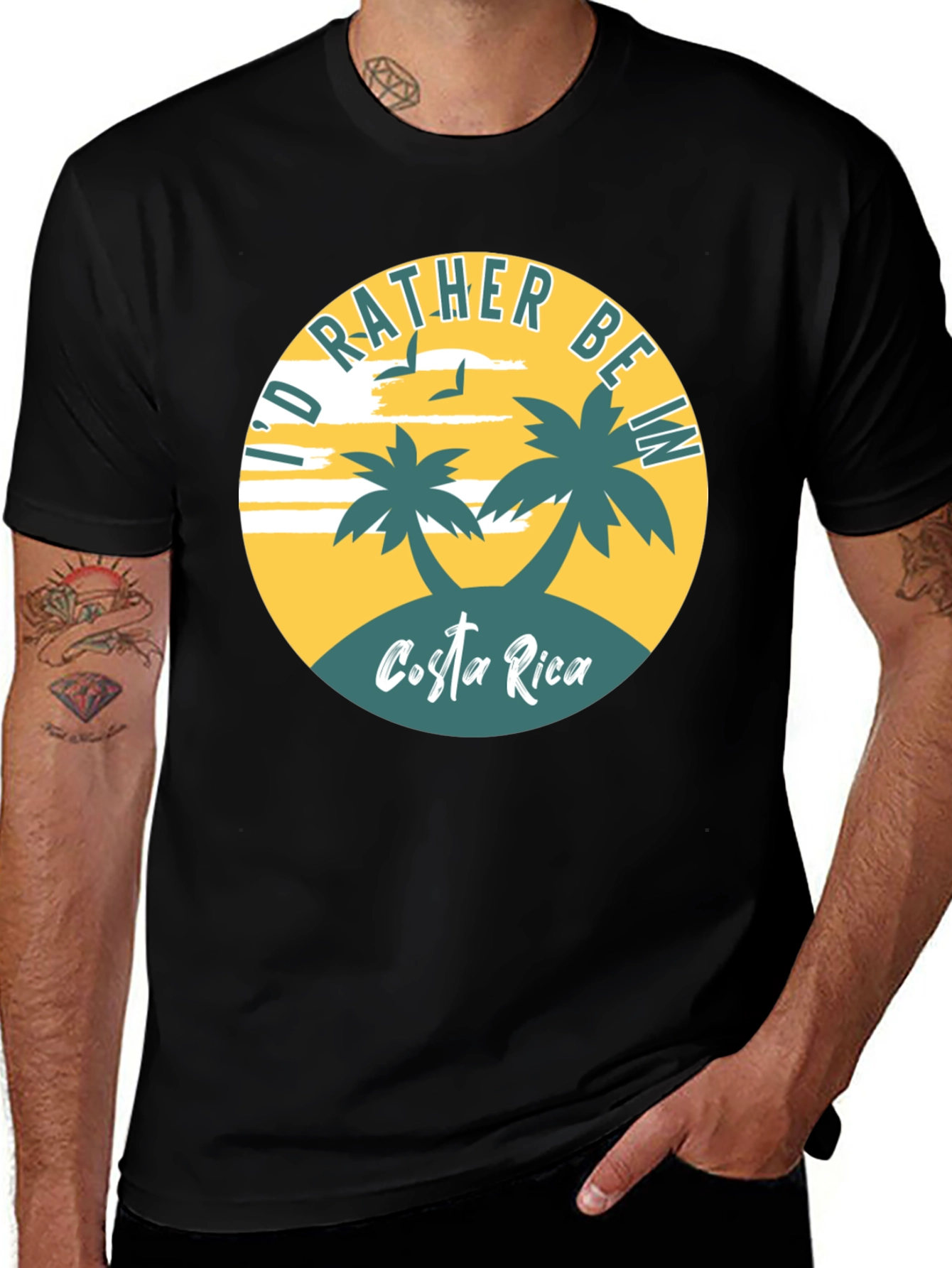 Costa Rica Palm Tree T-Shirt