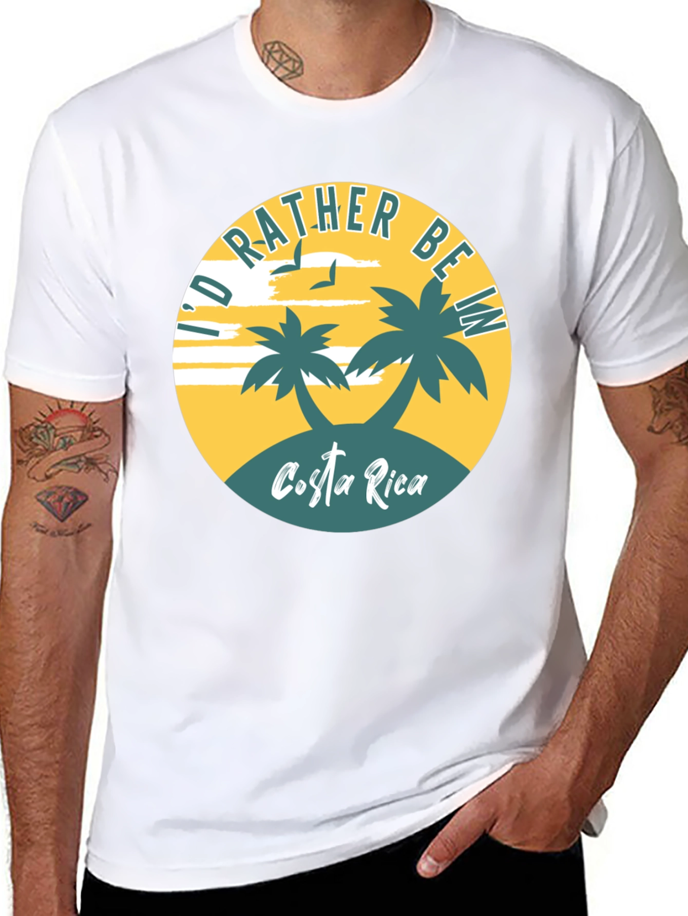 Costa Rica Palm Tree T-Shirt