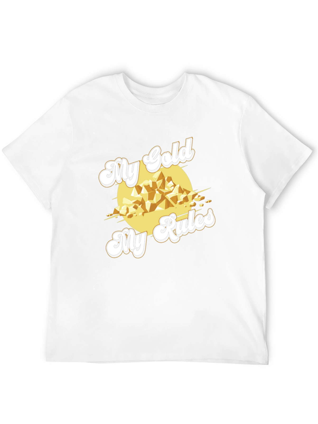 My Gold My Rules Black T-Shirt