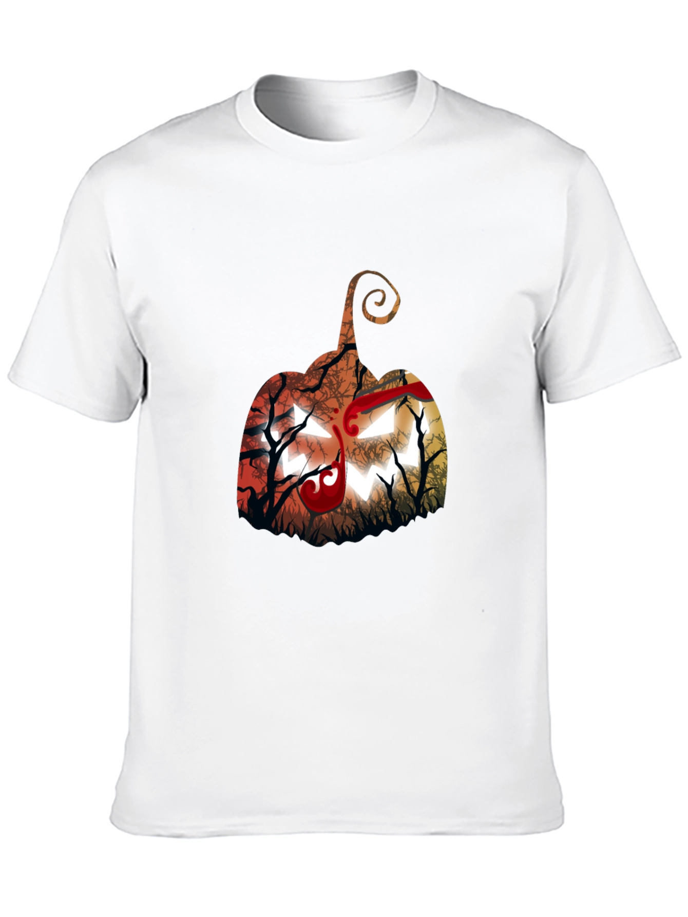 Halloween Pumpkin Graphic T-Shirt