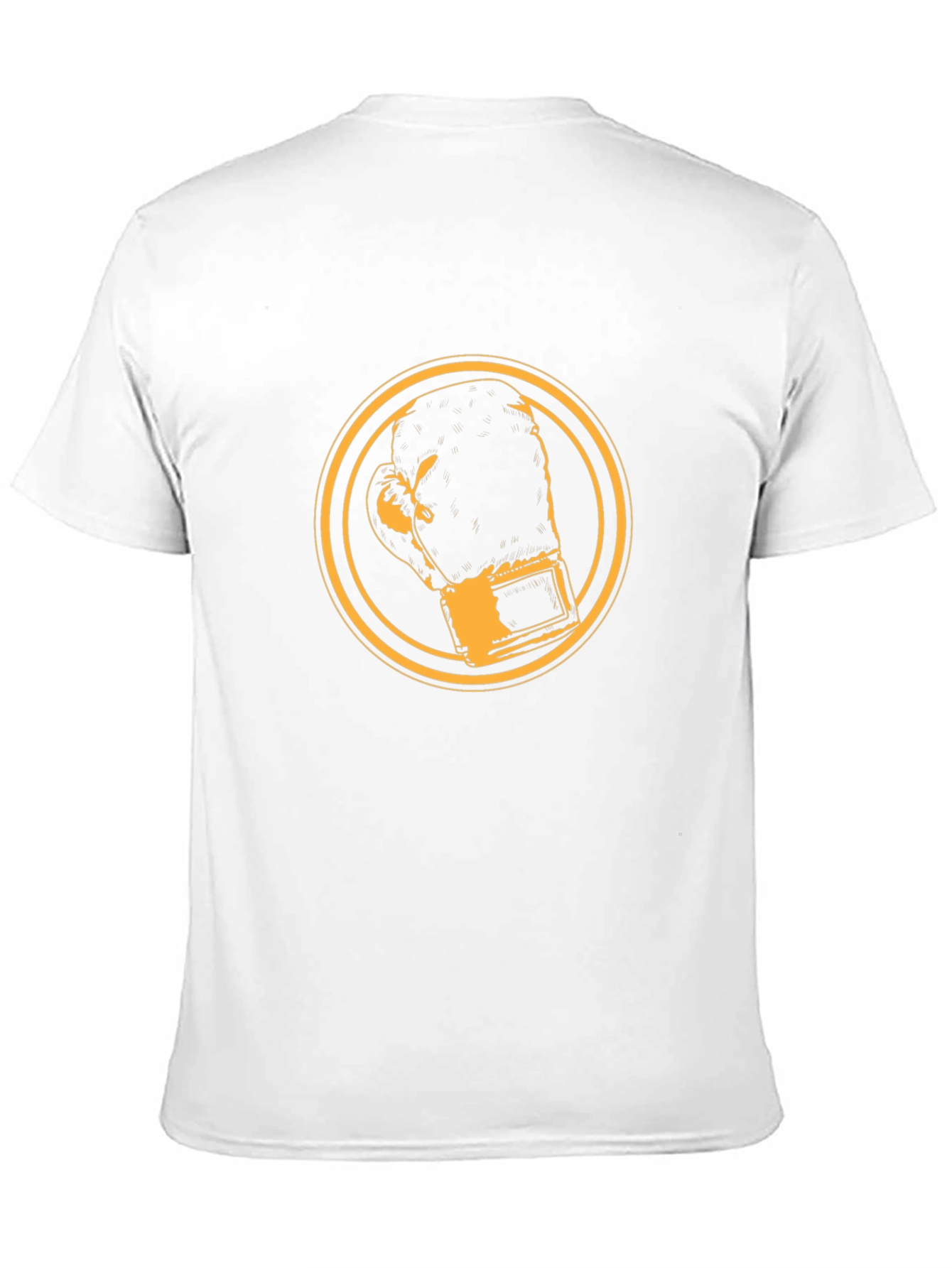 Boxing Glove Graphic Tee - Black Cotton Comfort