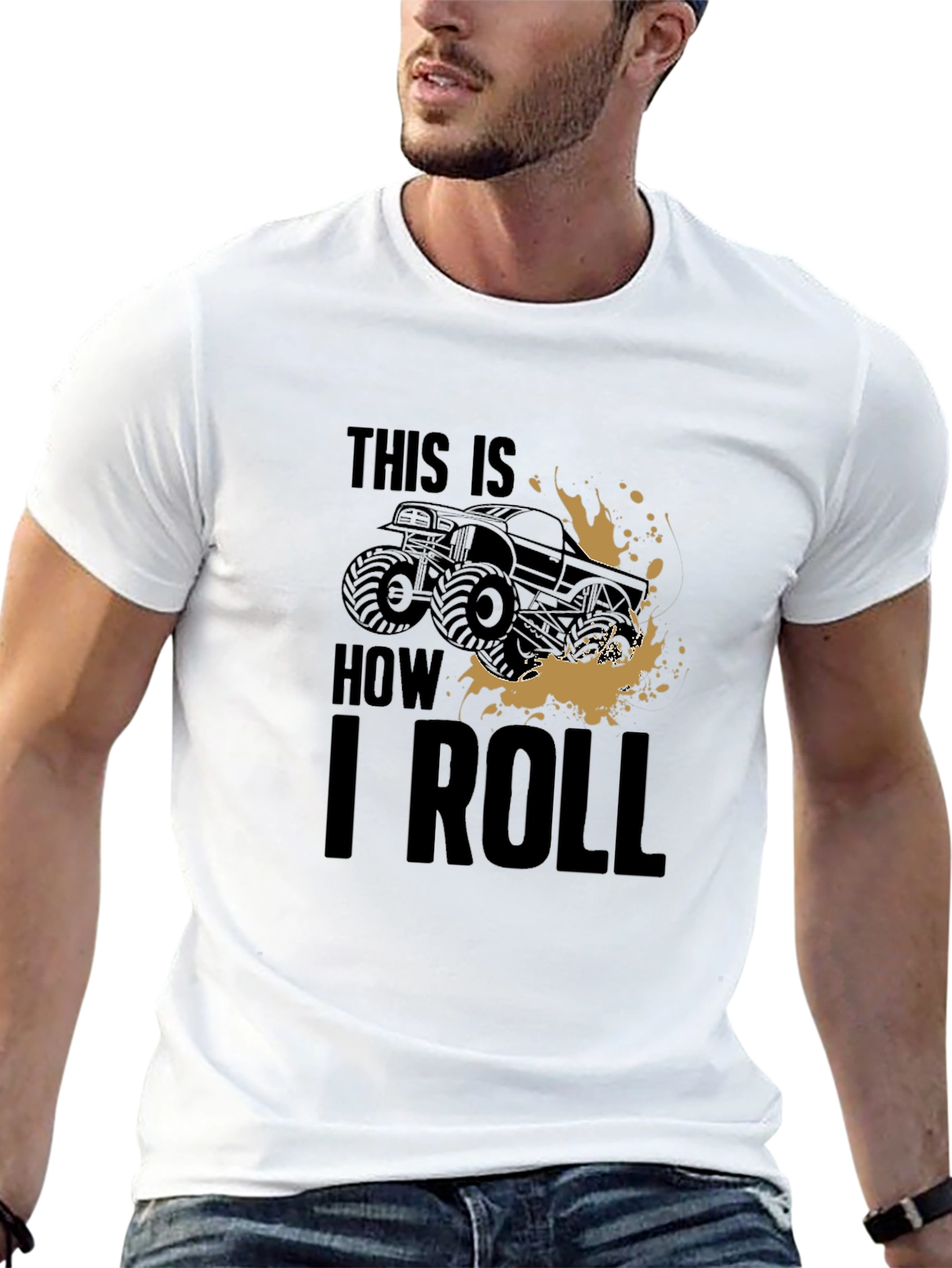 This Is How I Roll Monster Truck Graphic Tee