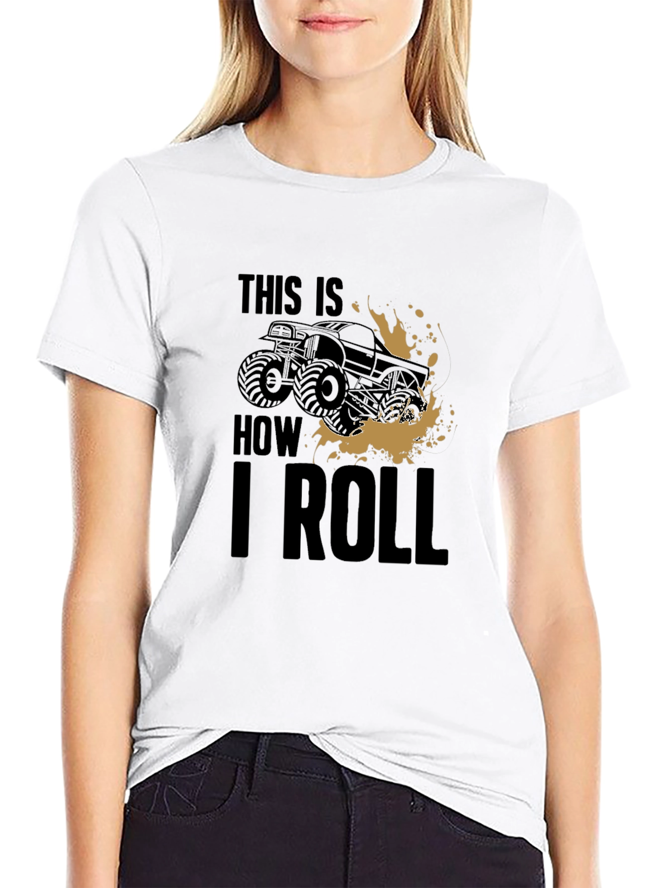 This Is How I Roll Monster Truck Graphic Tee
