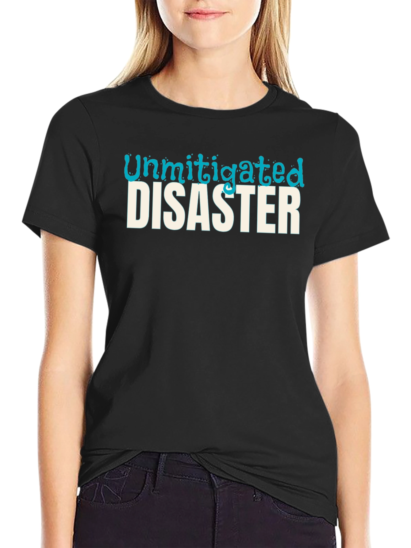 Unmitigated Disaster Graphic Tee - Black