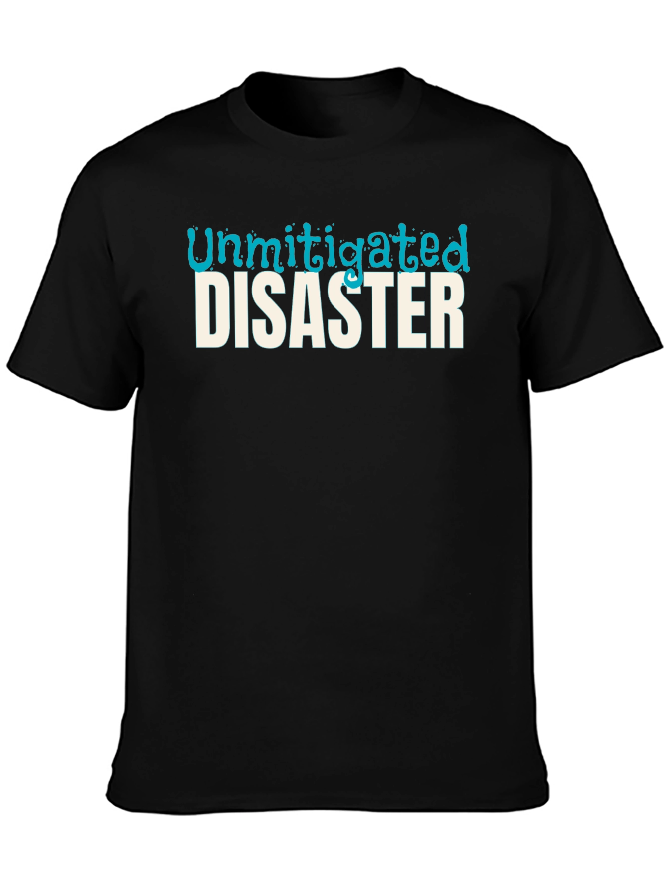 Unmitigated Disaster Graphic Tee - Black