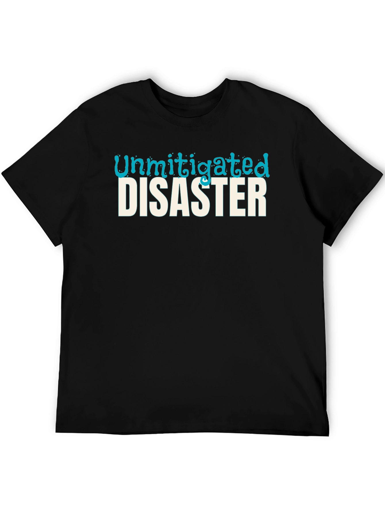 Unmitigated Disaster Graphic Tee - Black