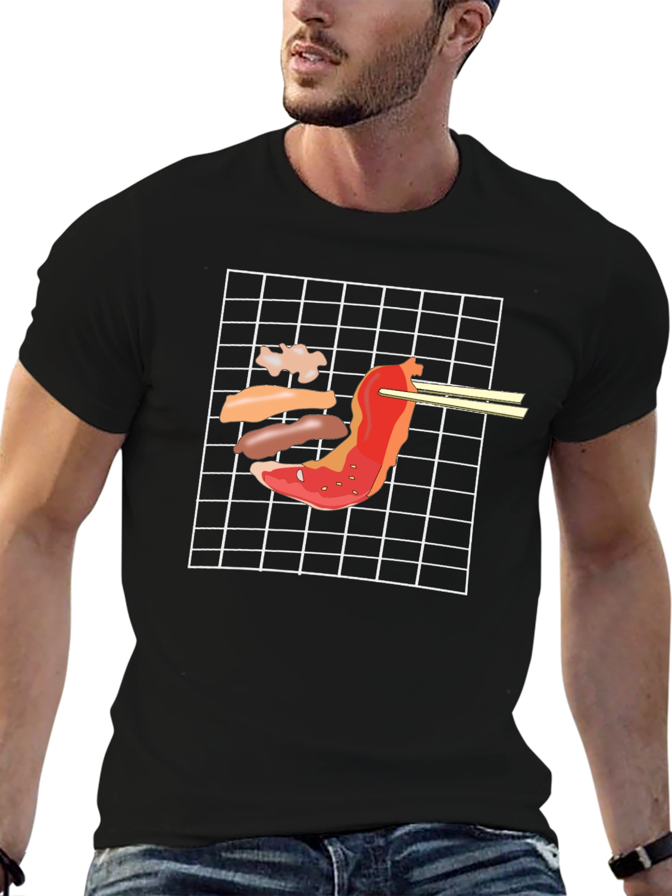 Korean BBQ Grilling T-Shirt - Foodie Style