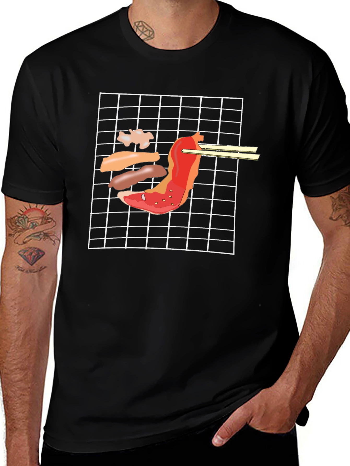 Korean BBQ Grilling T-Shirt - Foodie Style